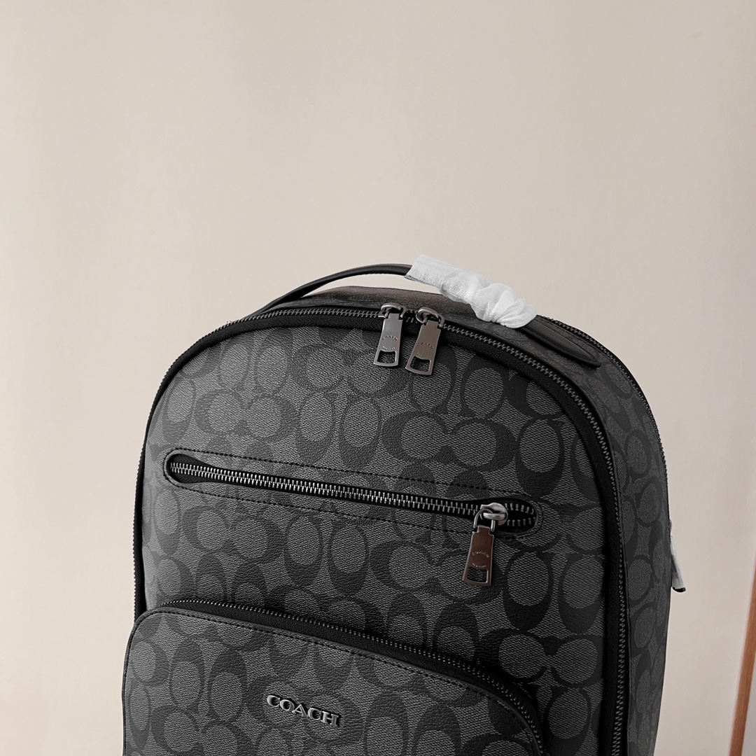 Coach Cl962 双肩背包印花休闲