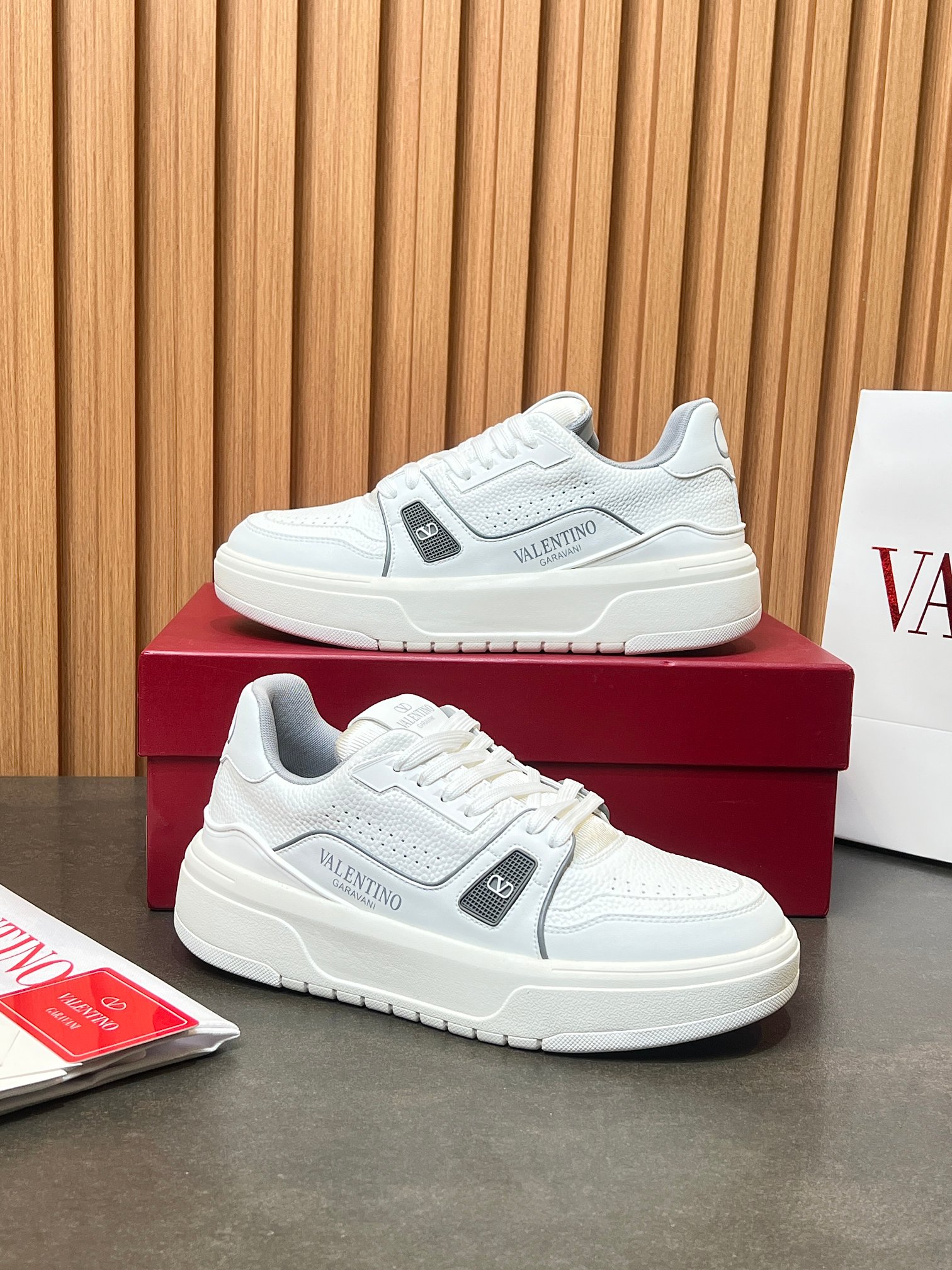 Valentino One Stud Leather Sneakers White, Comfortable, and Stylish Shoes 6 a1740212636226 3288