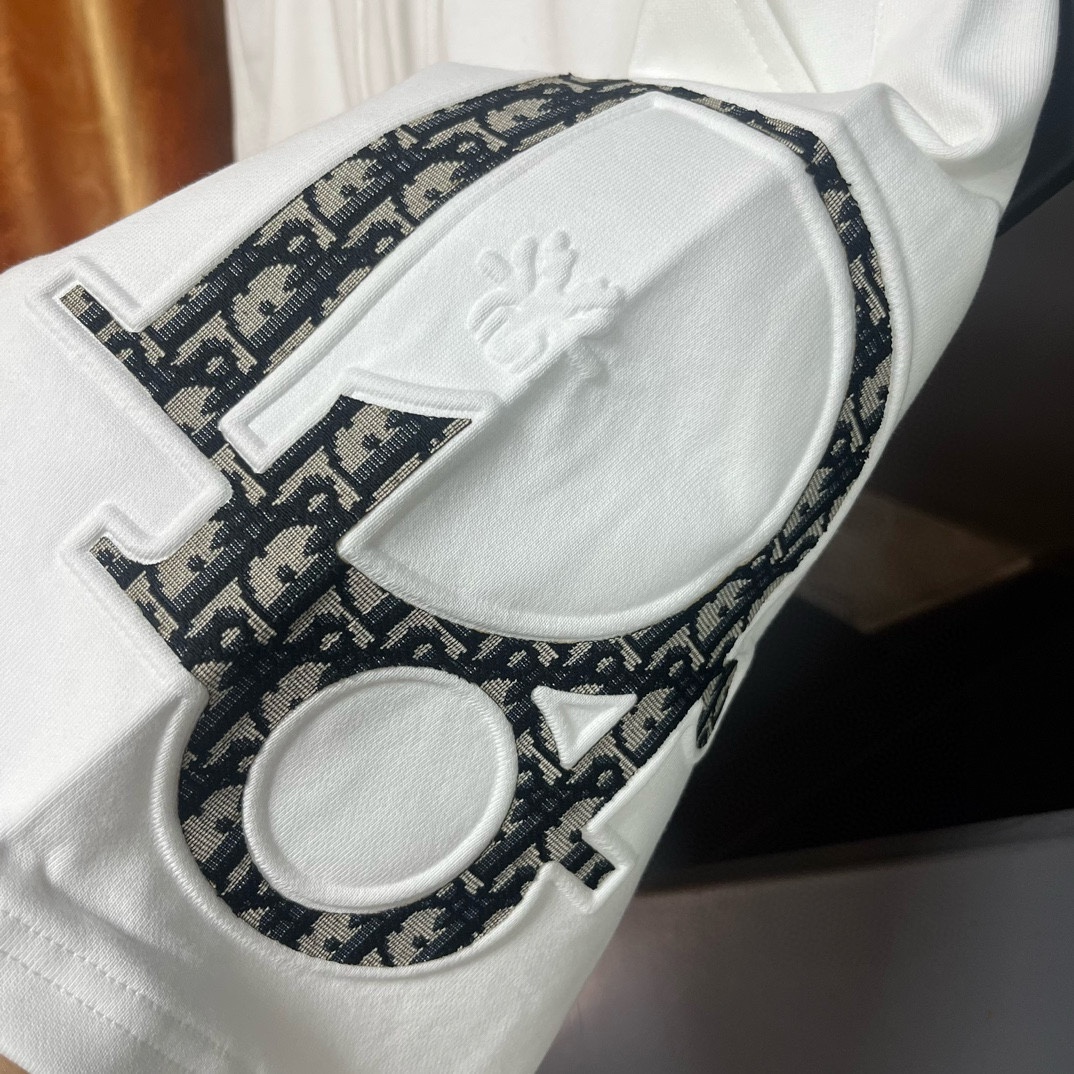 DIOR Dior 2024s: Heavy Oxen Fabric Shorts for Gender Equality in Black and White - 图片 7