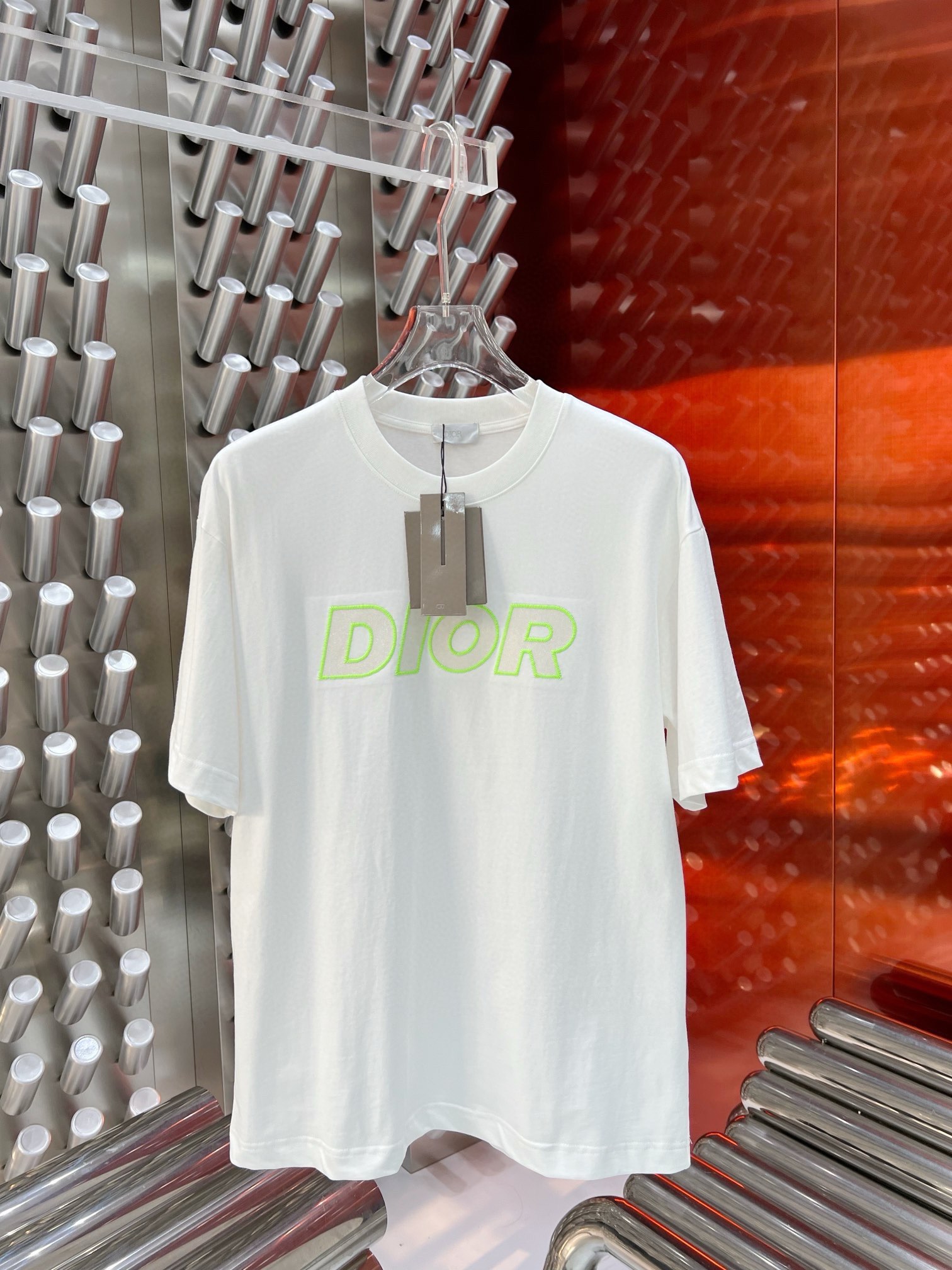 Sell High Quality
 Dior Clothing T-Shirt Black White Unisex Cotton Double Yarn Short Sleeve