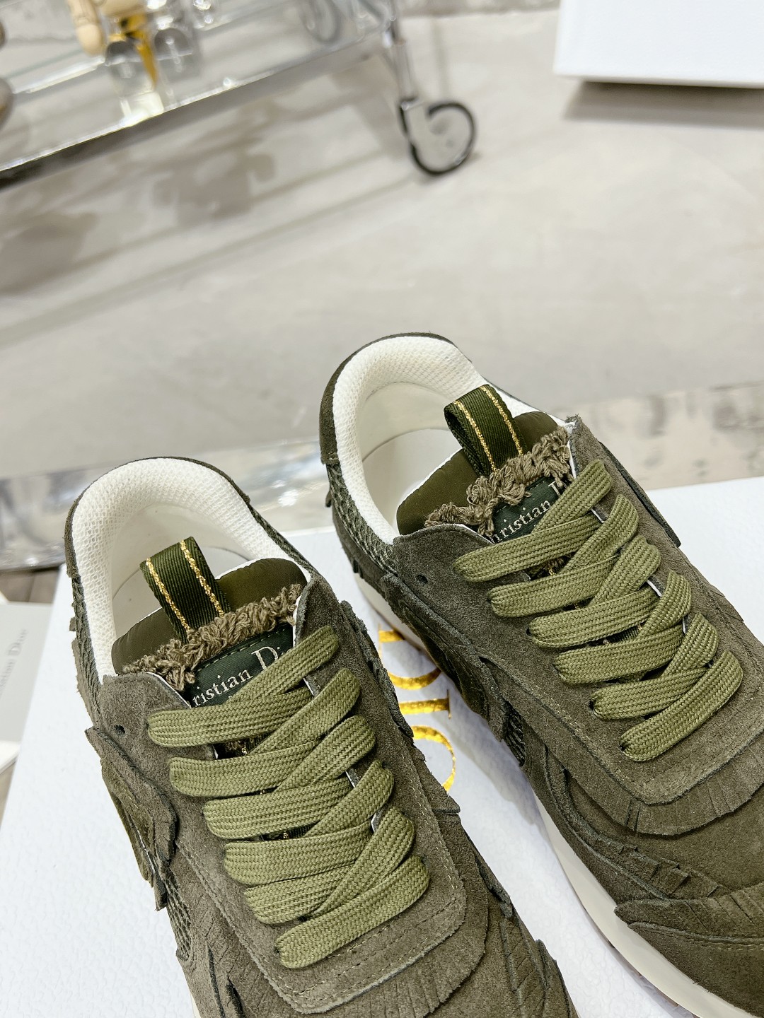 Diorディオール C'estシリーズ 流苏ネット休闲スニーカー