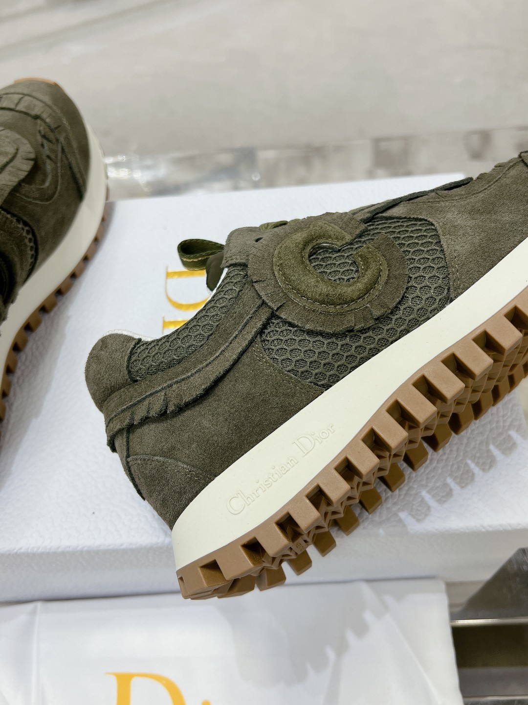 Diorディオール C'estシリーズ 流苏ネット休闲スニーカー