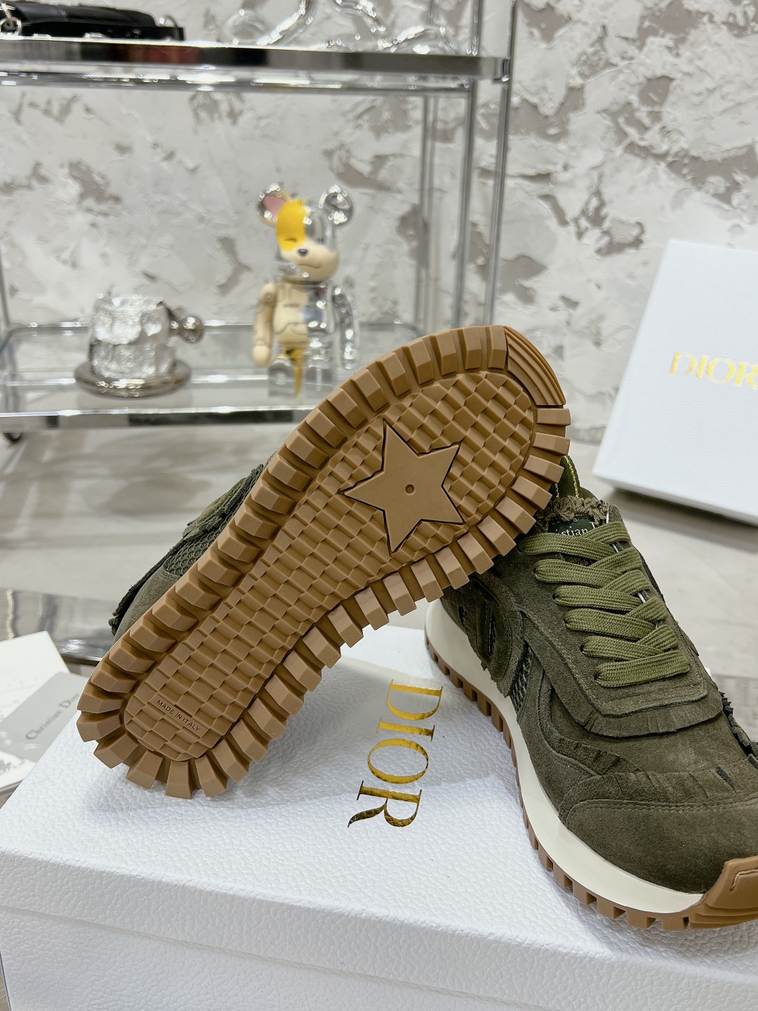 Diorディオール C'estシリーズ 流苏ネット休闲スニーカー