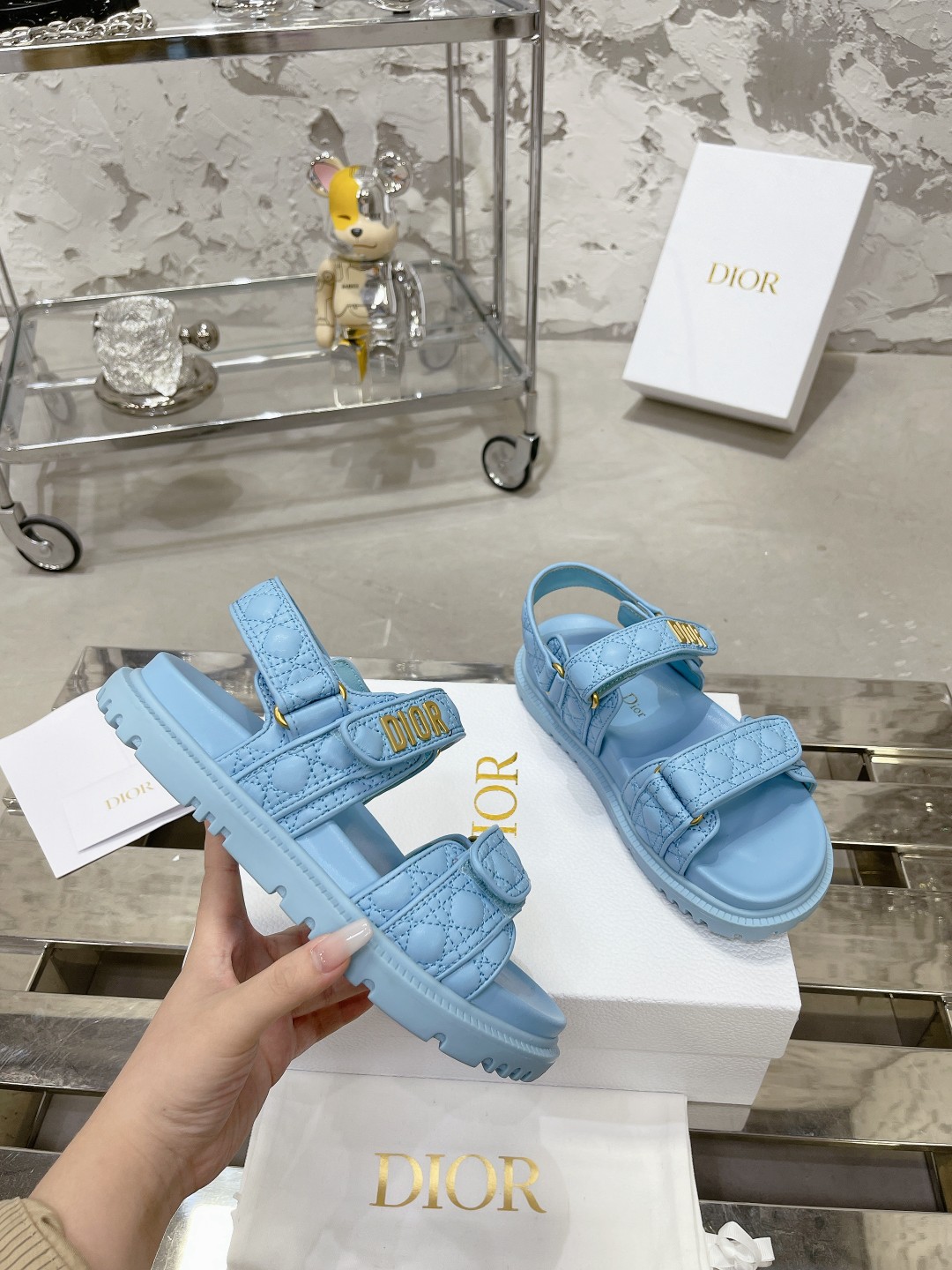 DIOR混種羊皮DiorAct涼鞋 - 軽量で快適なデザイン