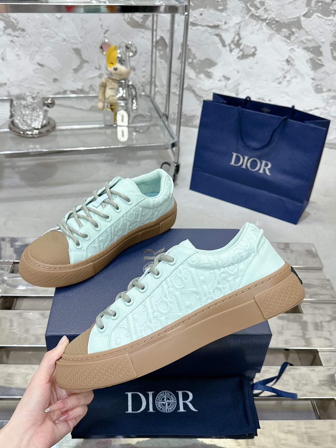 Dior B33 Series Women's Fashion Sneakers Oblique Jacquard Casual Skateboarding Shoes 3 a1729465848366 4655