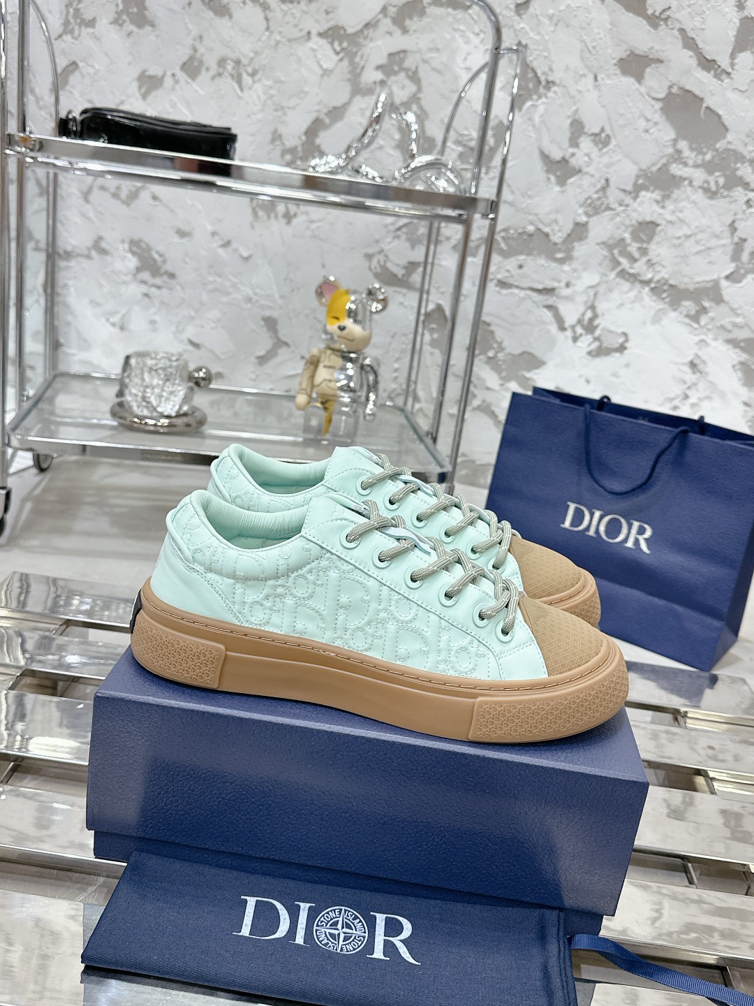 Dior B33 Series Women's Fashion Sneakers Oblique Jacquard Casual Skateboarding Shoes 2 a1729465848412 4060