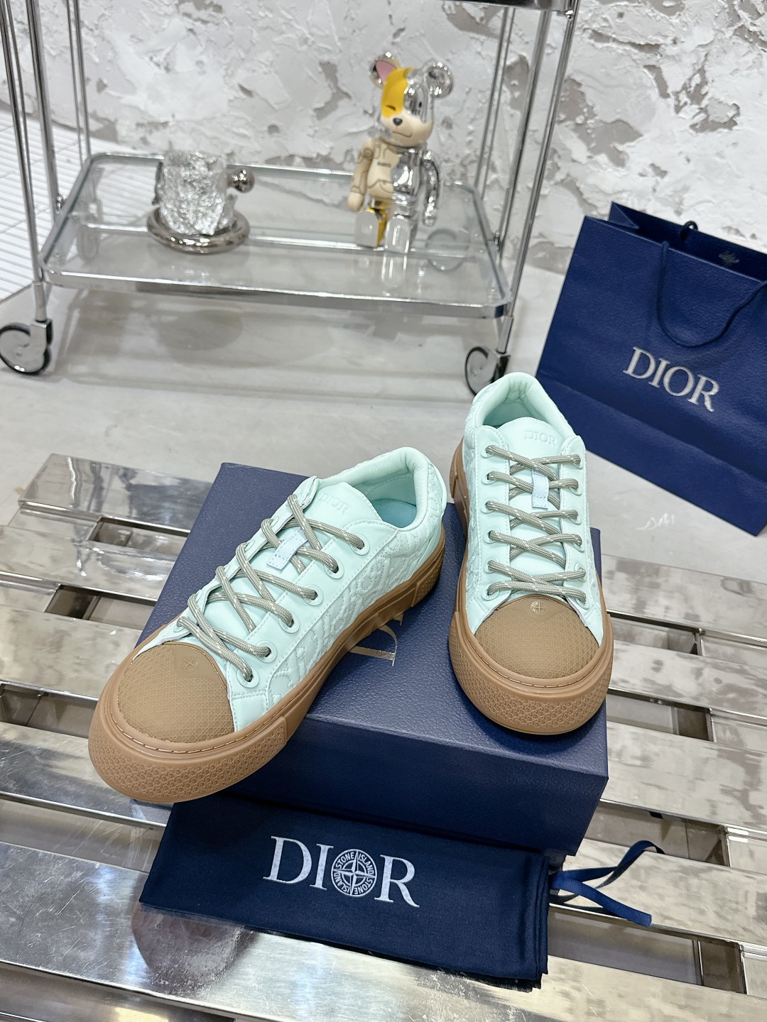 Dior B33 Series Women's Fashion Sneakers Oblique Jacquard Casual Skateboarding Shoes 8 a1729465849956 4187