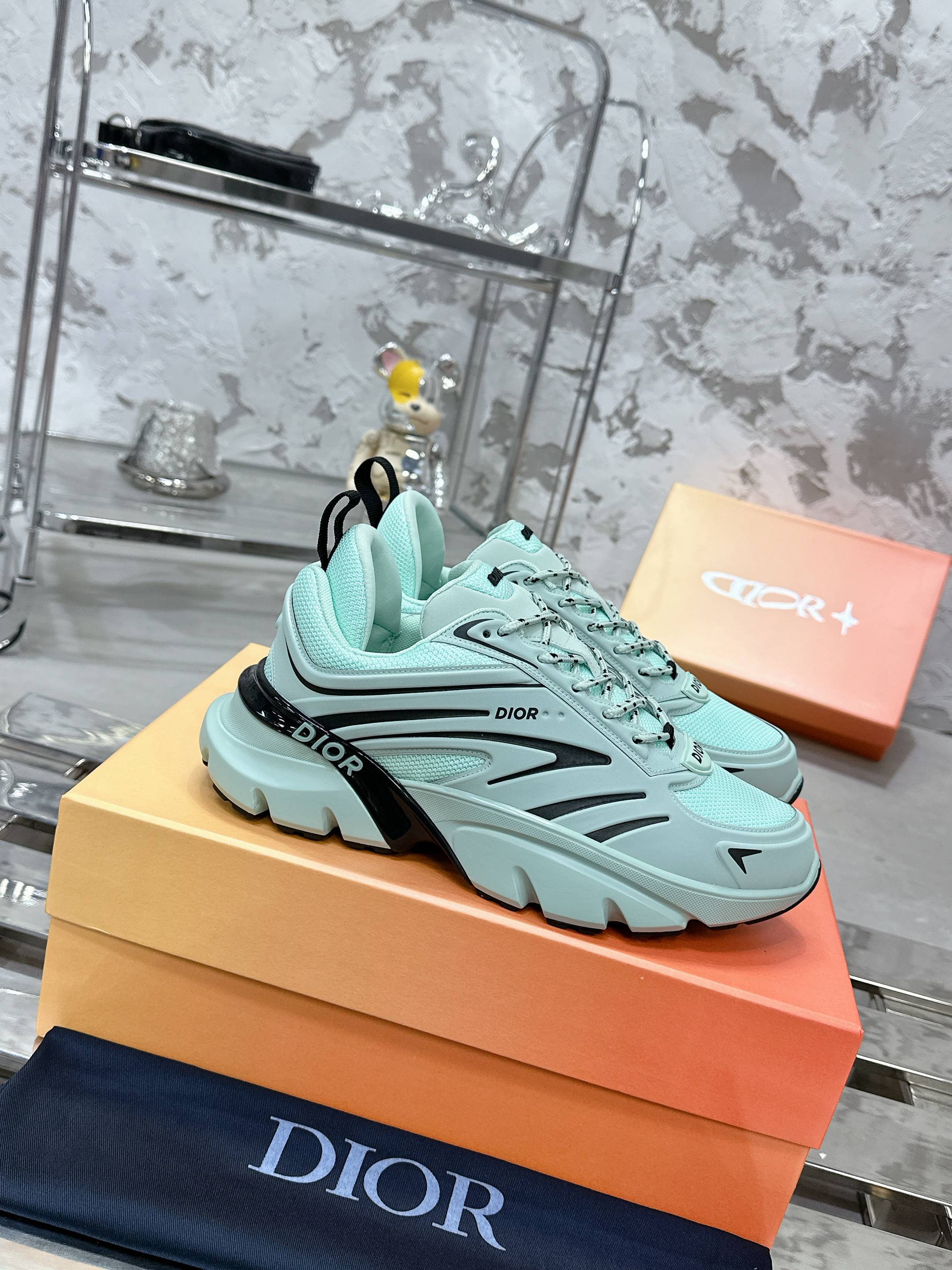 Dior B44 Blade 休闲厚底スニーカー - スポーティなデザイン