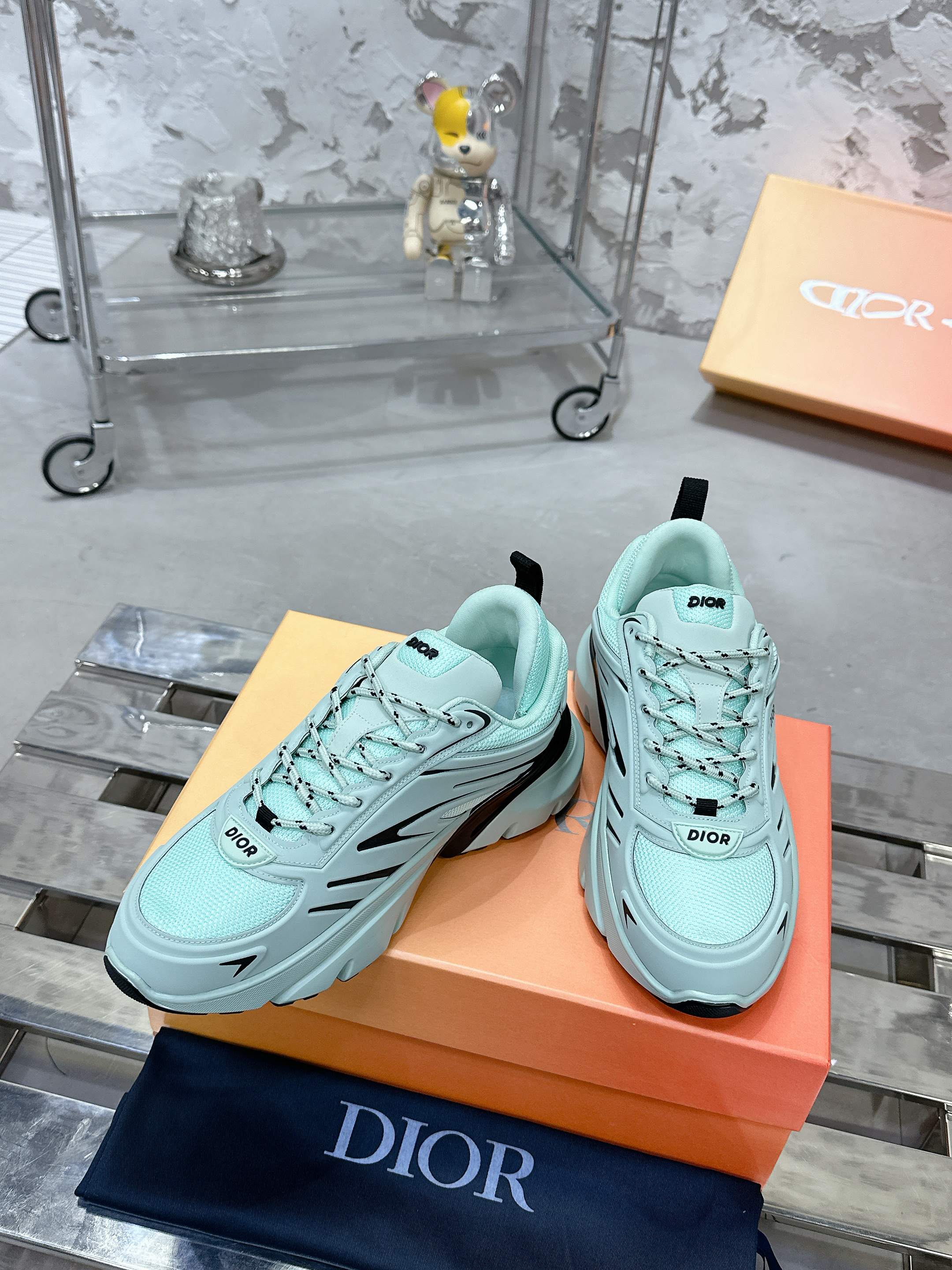 Dior B44 Blade 休闲厚底スニーカー - スポーティなデザイン