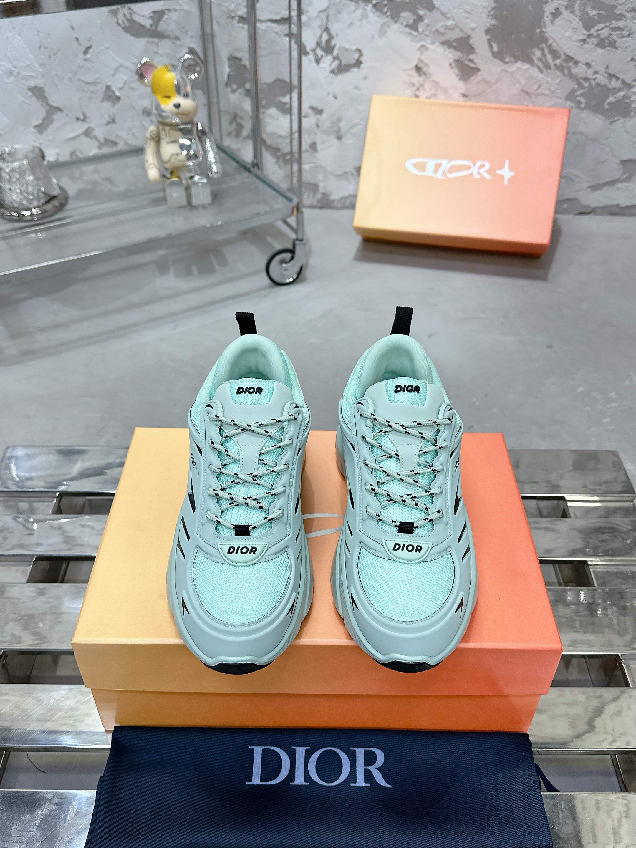 Dior B44 Blade 休闲厚底スニーカー - スポーティなデザイン