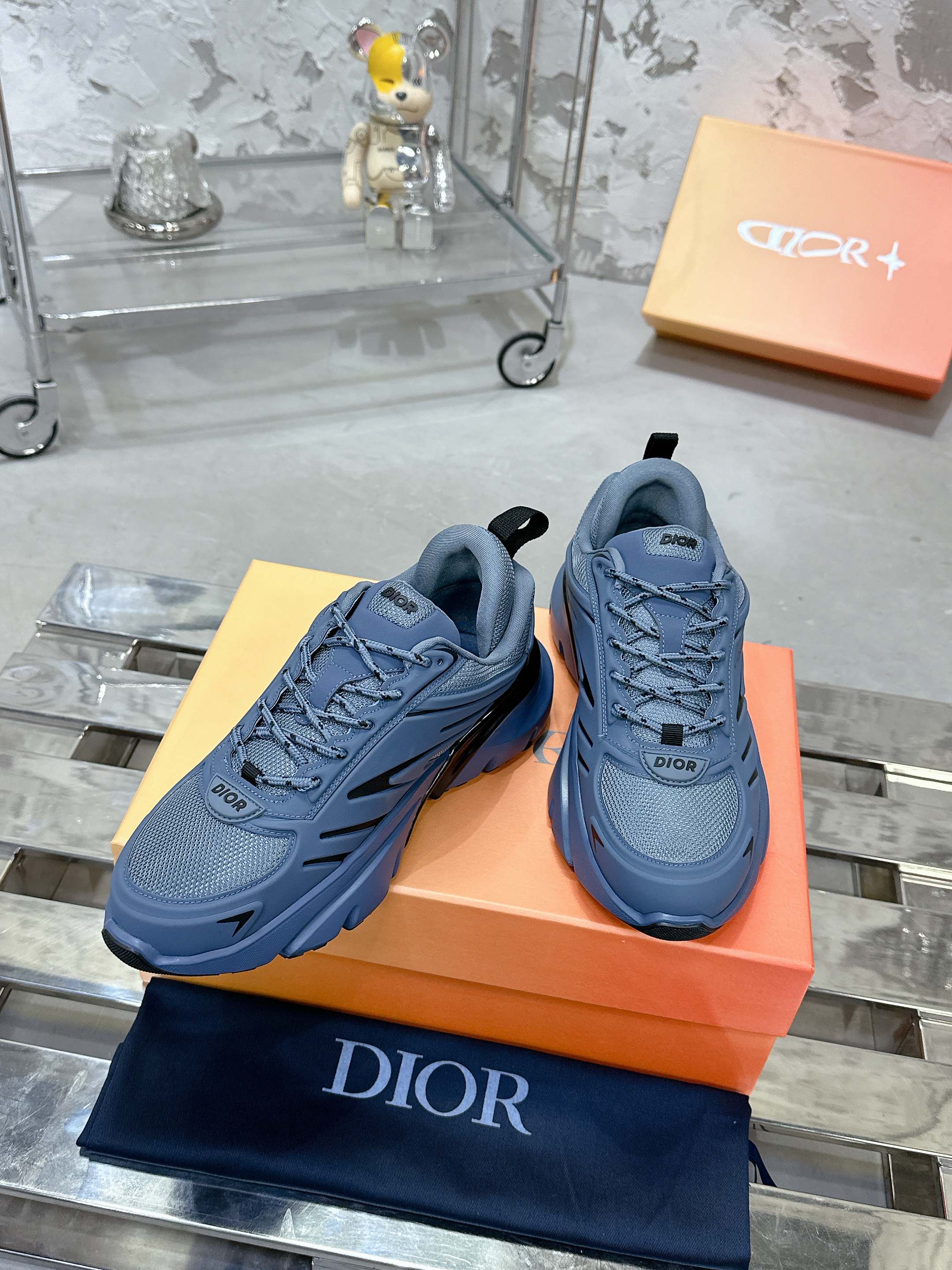 Dior B44 Bladeシリーズ 厚底カジュアルスニーカー