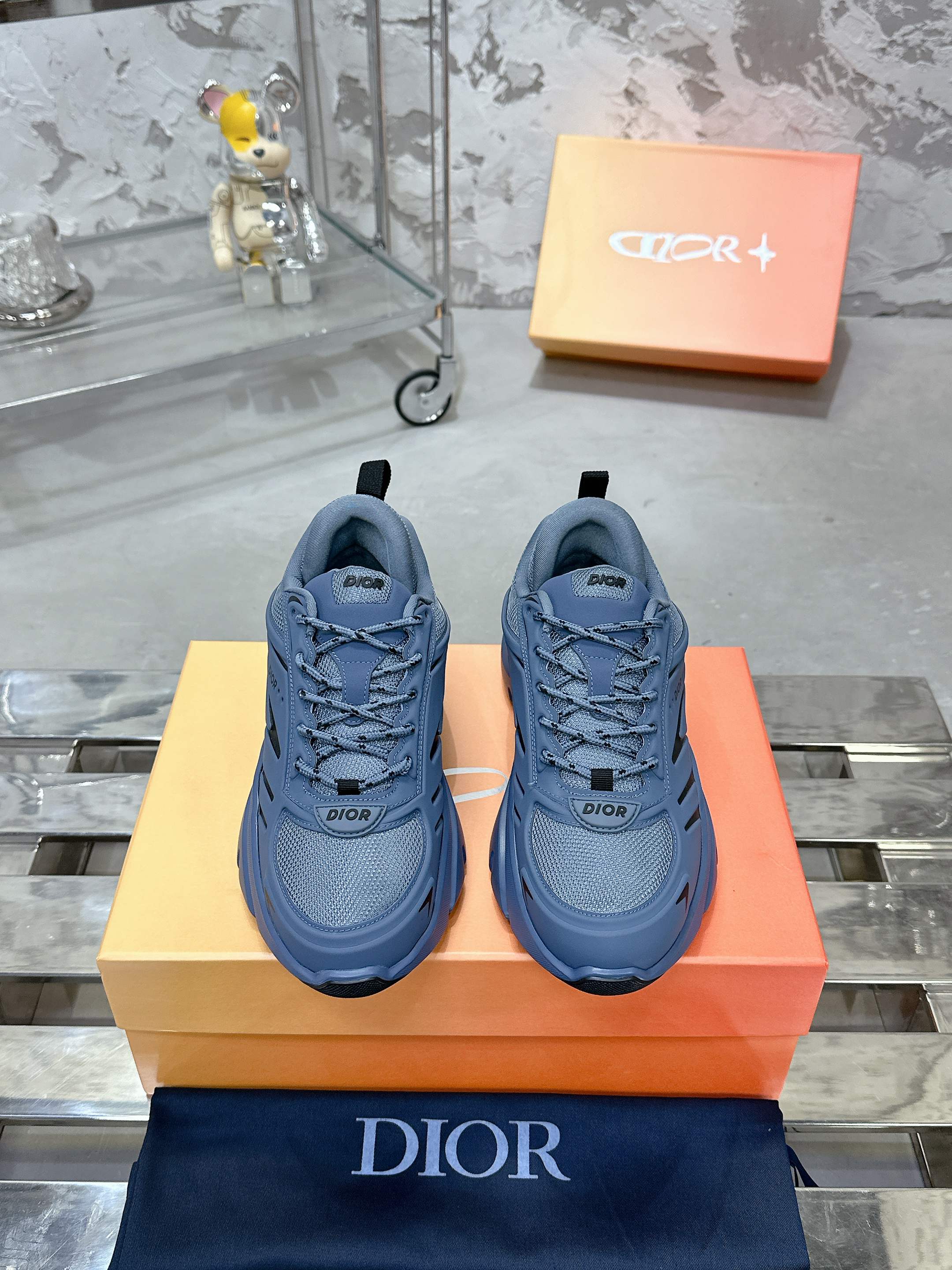 Dior B44 Bladeシリーズ 厚底カジュアルスニーカー