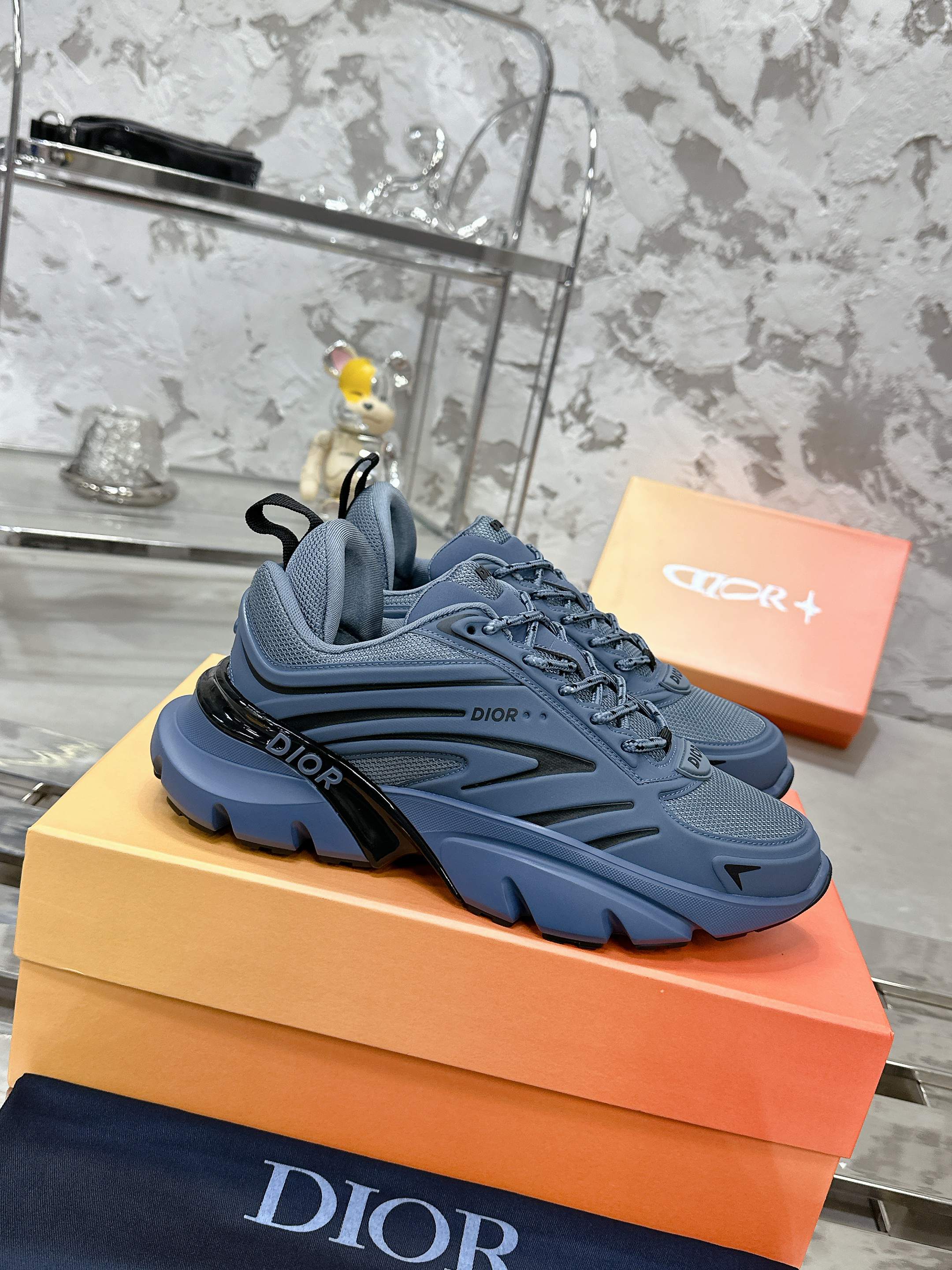 Dior B44 Bladeシリーズ 厚底カジュアルスニーカー