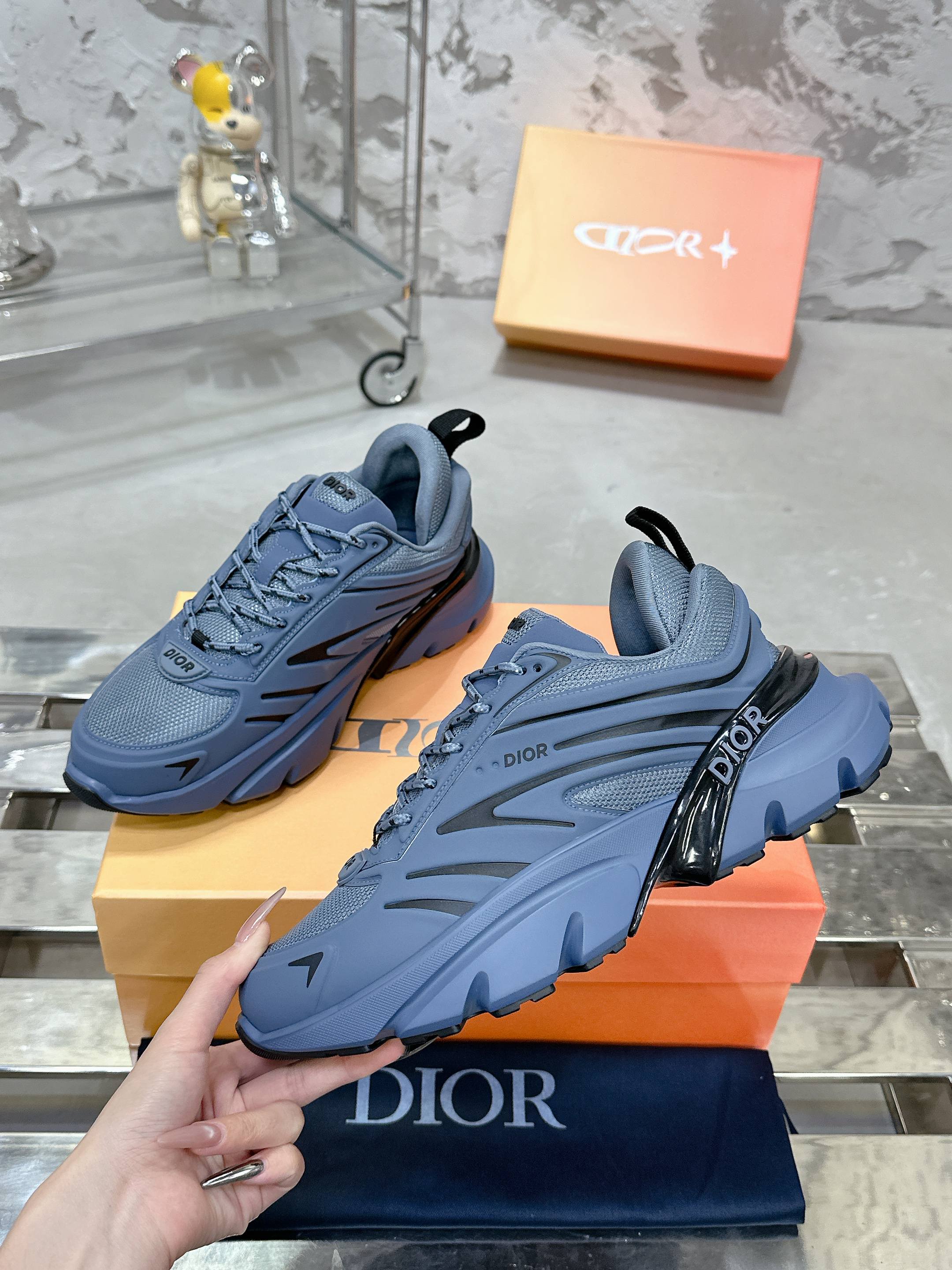 Dior B44 Bladeシリーズ 厚底カジュアルスニーカー