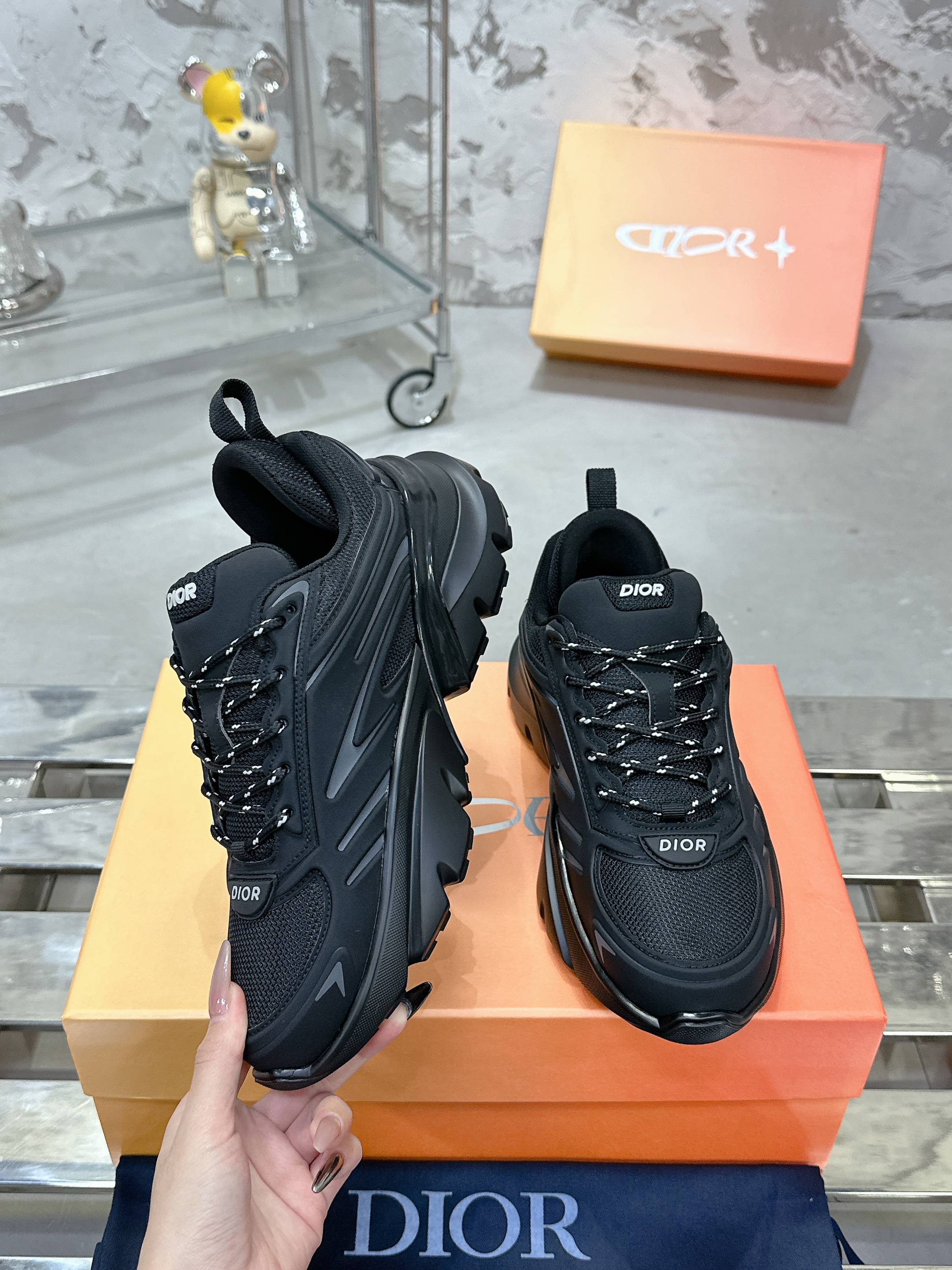 Dior B44 Blade カップル用 厚底スポーツシューズ
