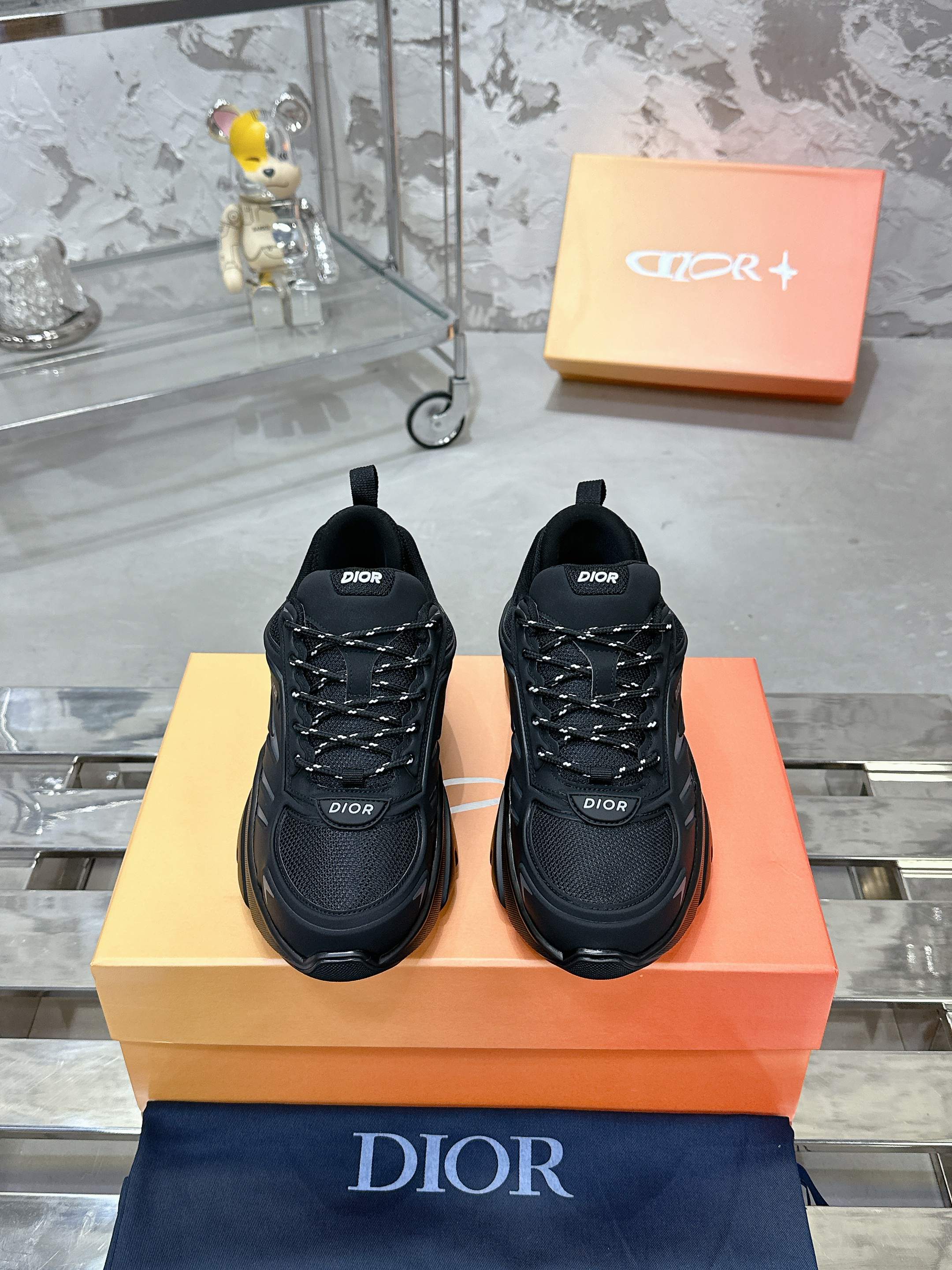 Dior B44 Blade カップル用 厚底スポーツシューズ