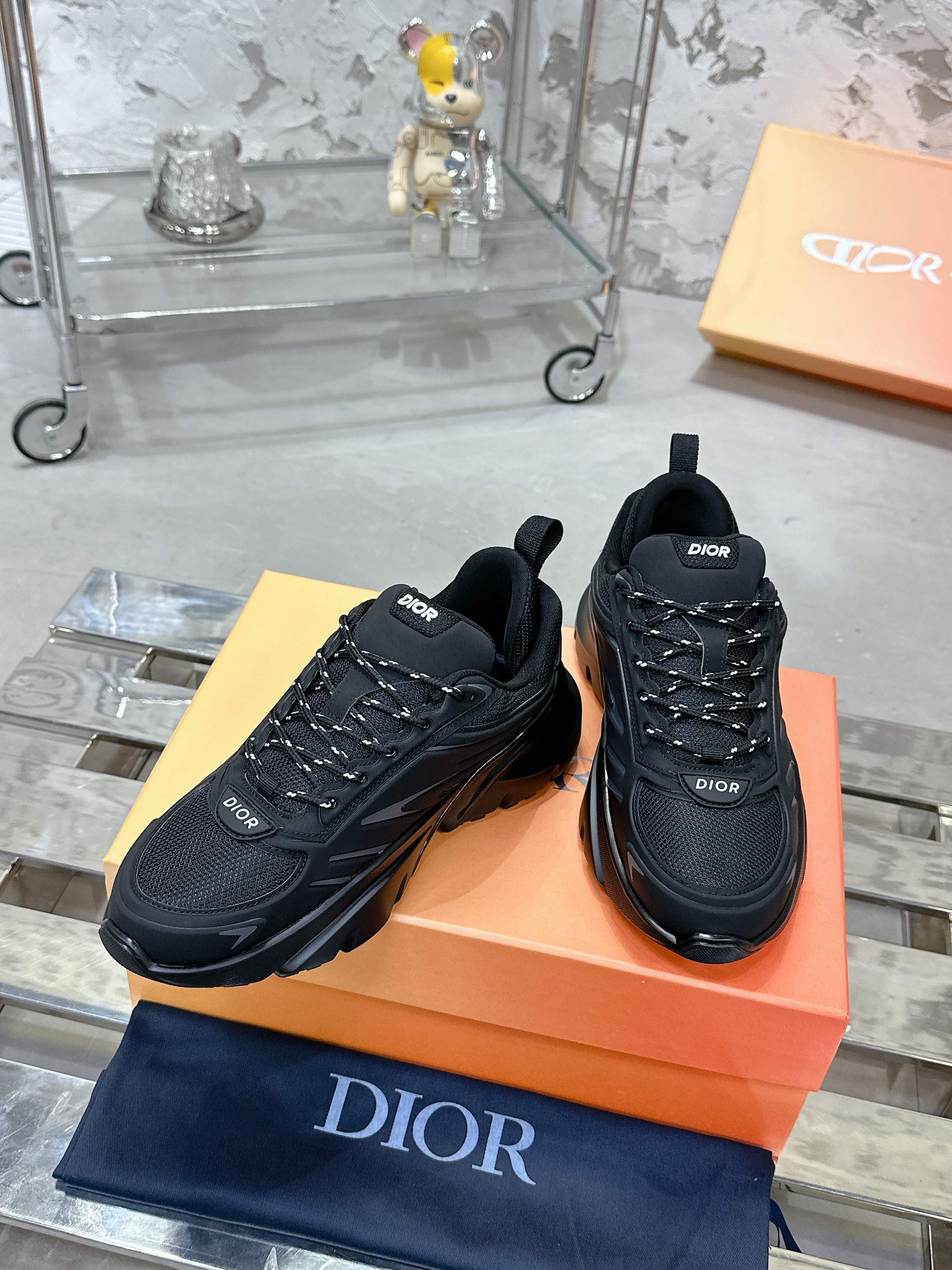 Dior B44 Blade カップル用 厚底スポーツシューズ