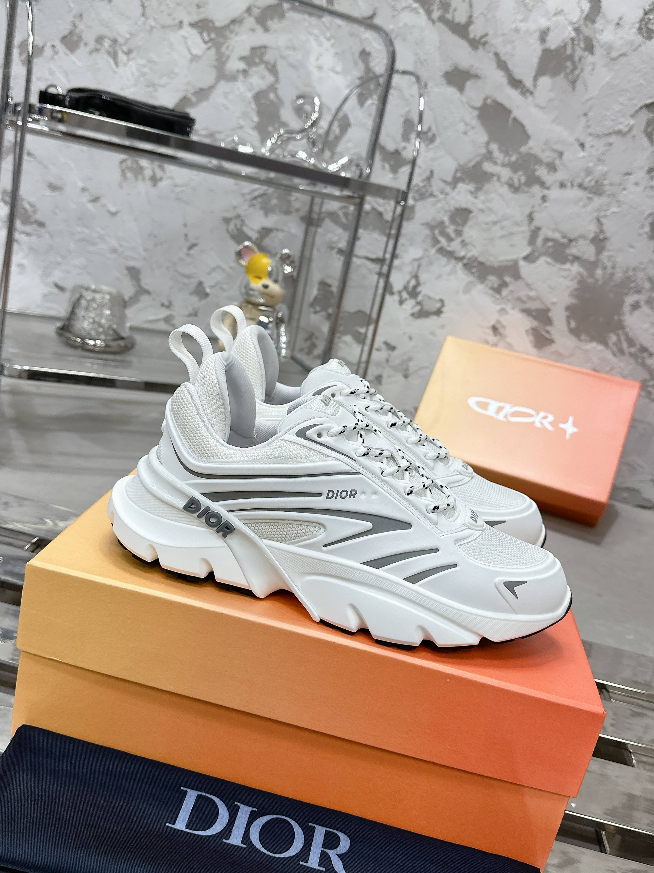 Dior B44 Blade カップル向け 厚底スニーカー