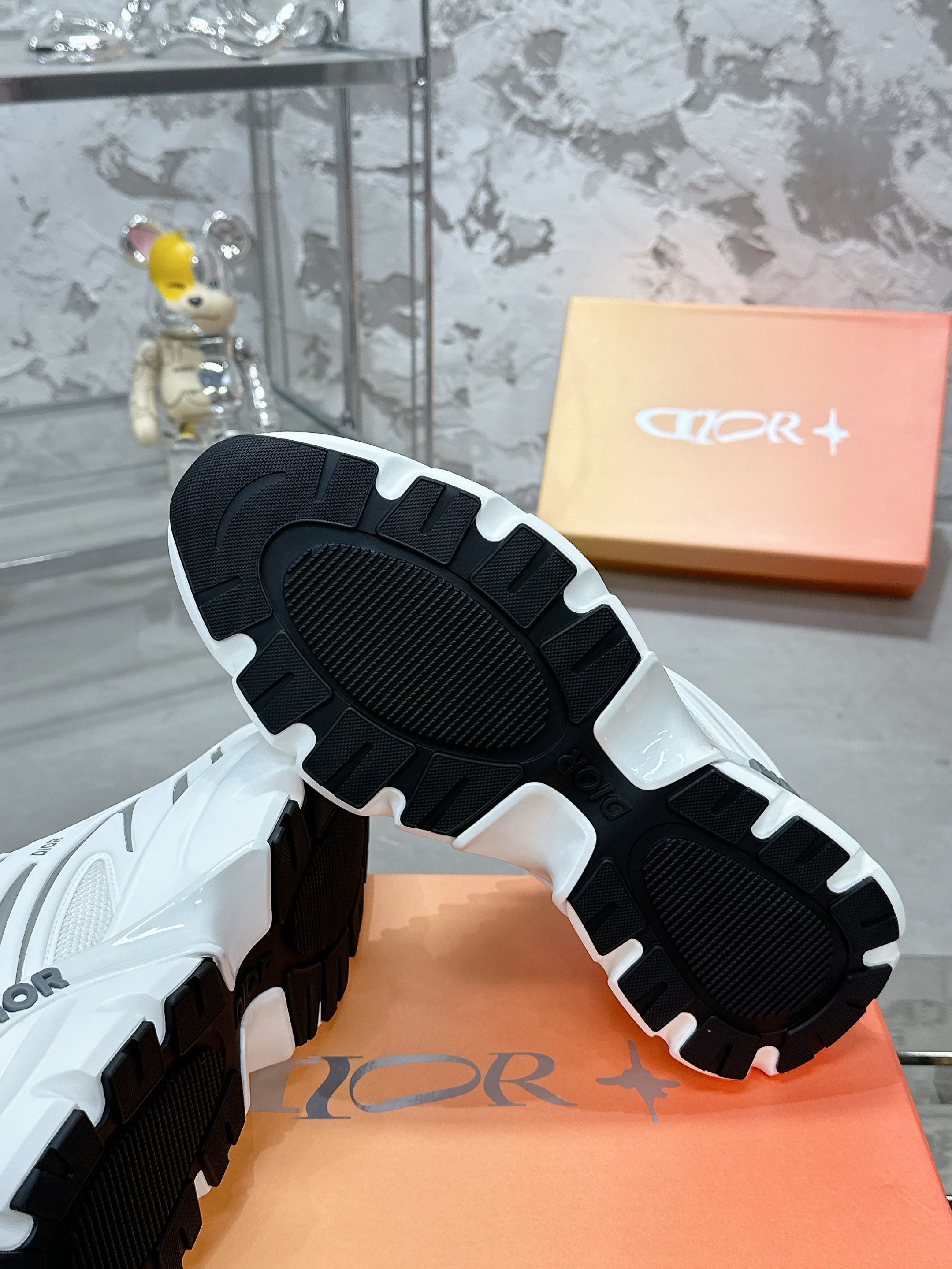 Dior B44 Blade カップル向け 厚底スニーカー