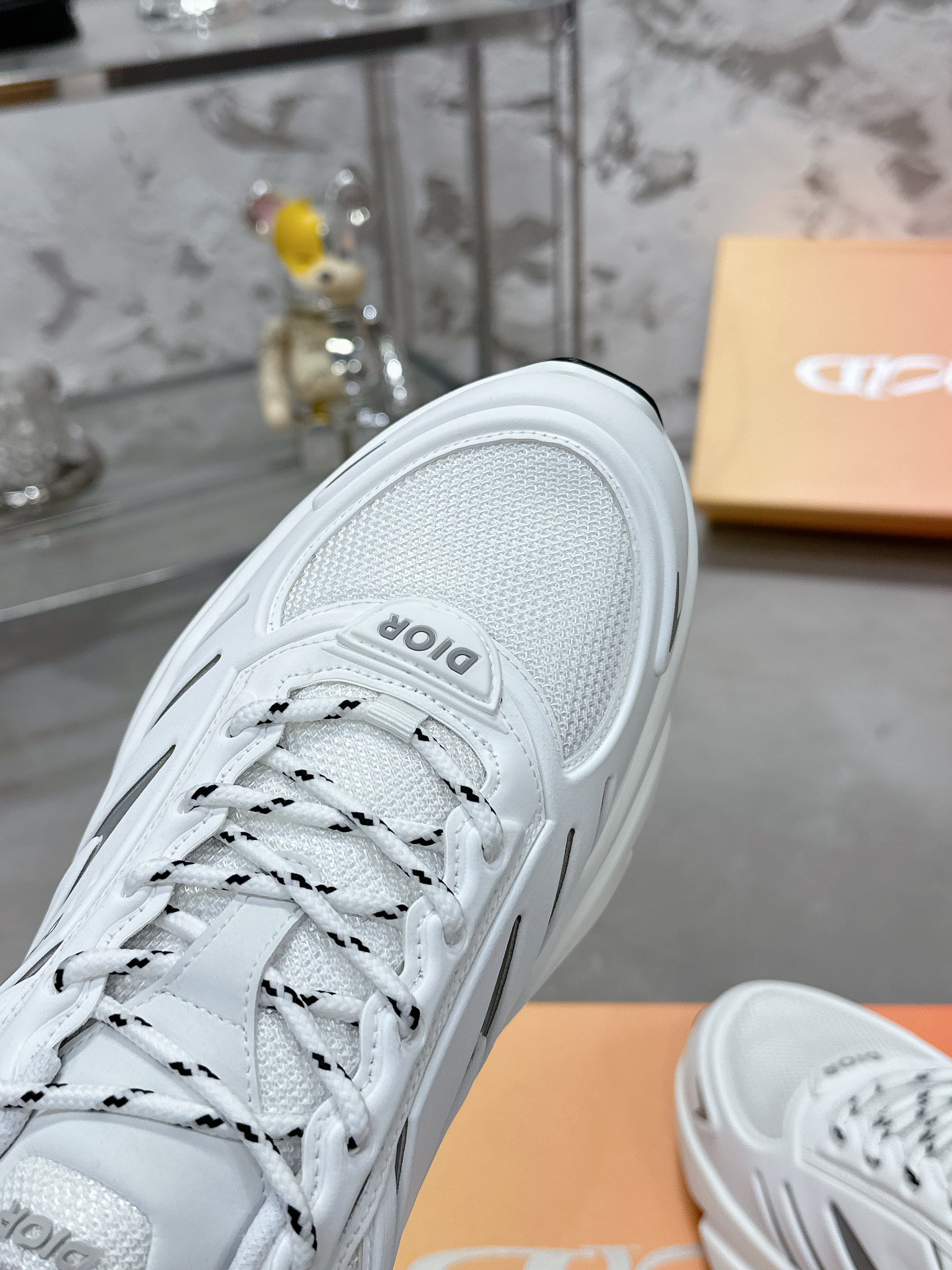 Dior B44 Blade カップル向け 厚底スニーカー