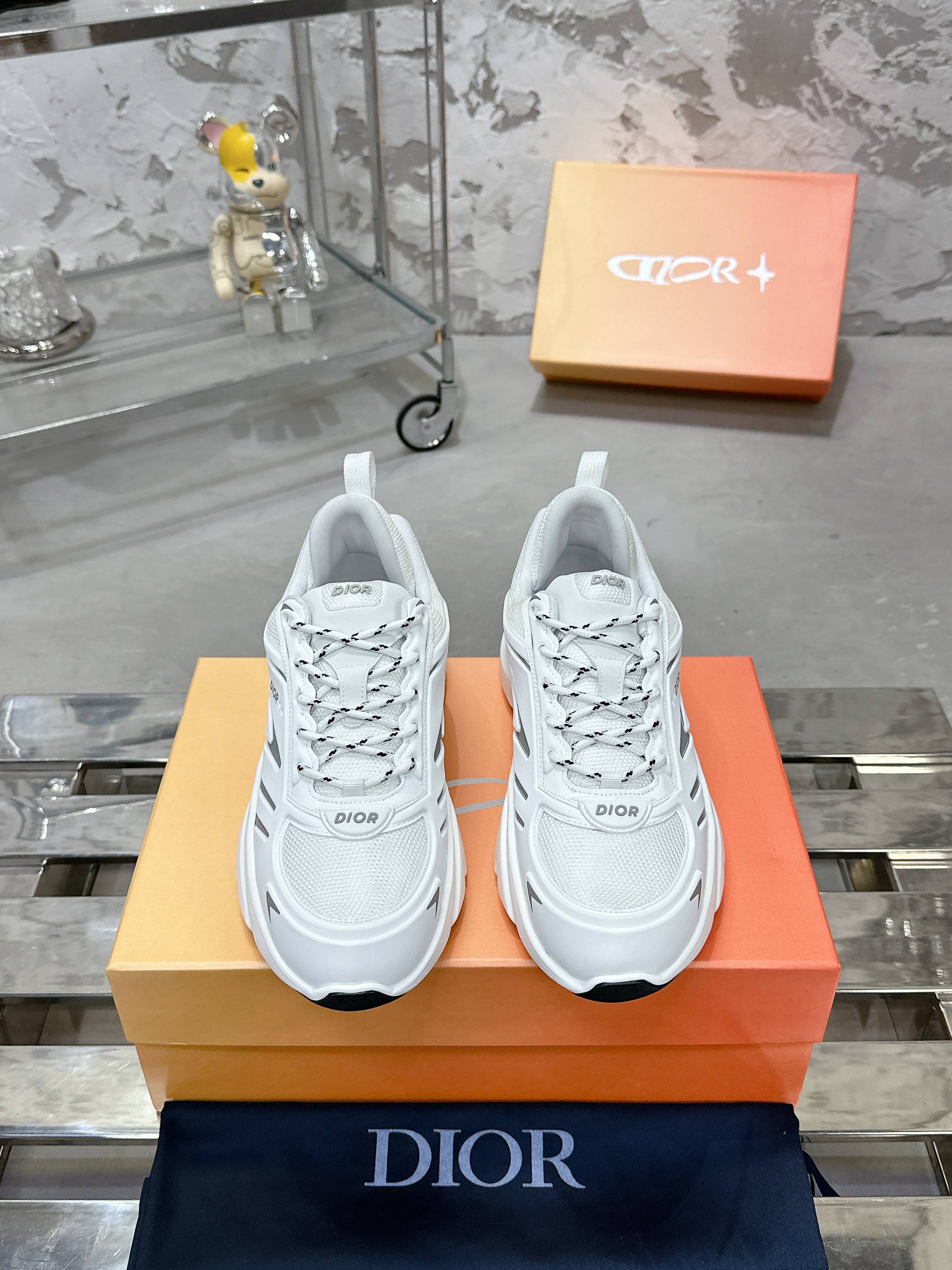 Dior B44 Blade カップル向け 厚底スニーカー