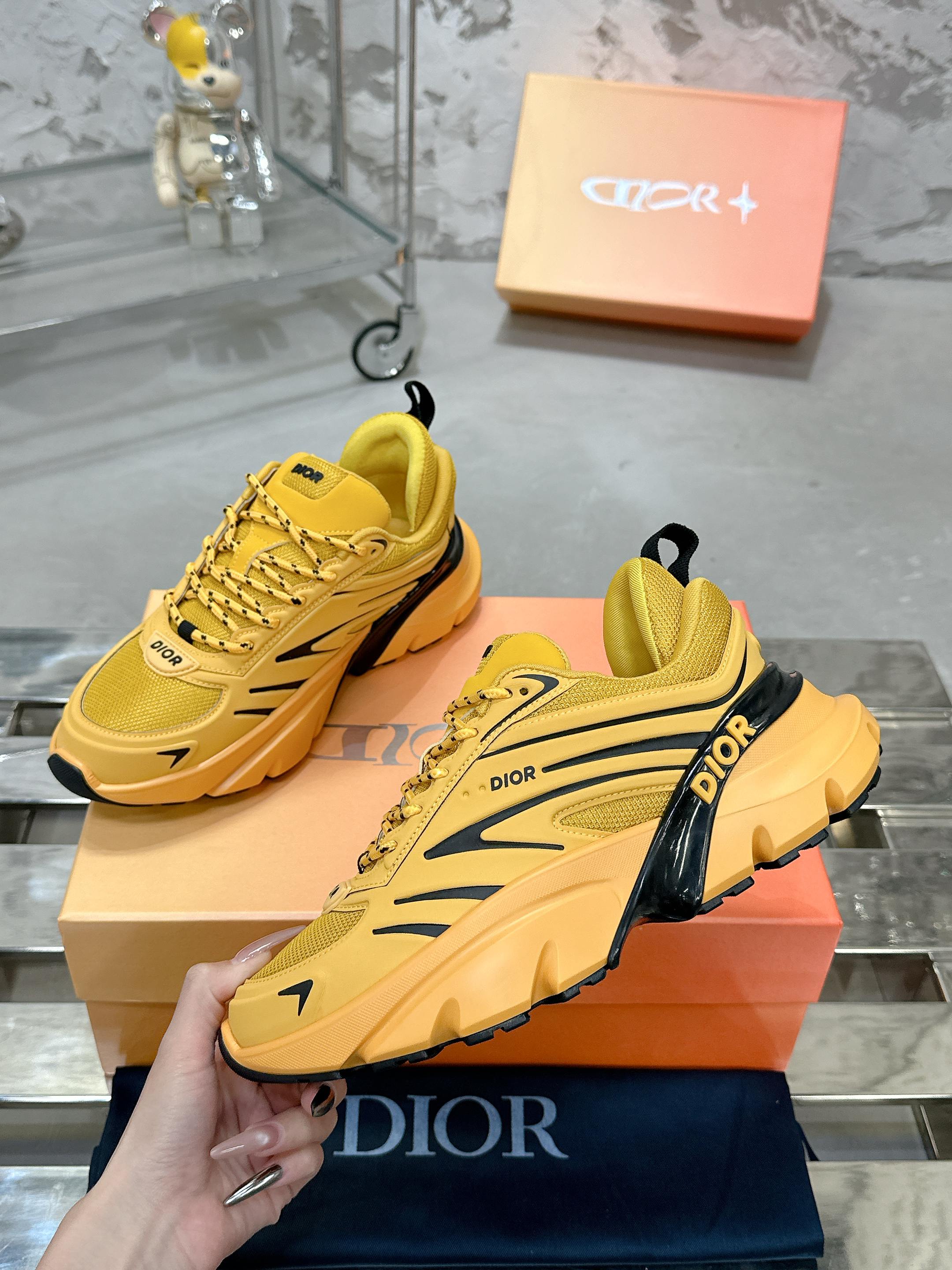 Dior B44 Bladeシリーズ カップル向け 厚底スポーツシューズ