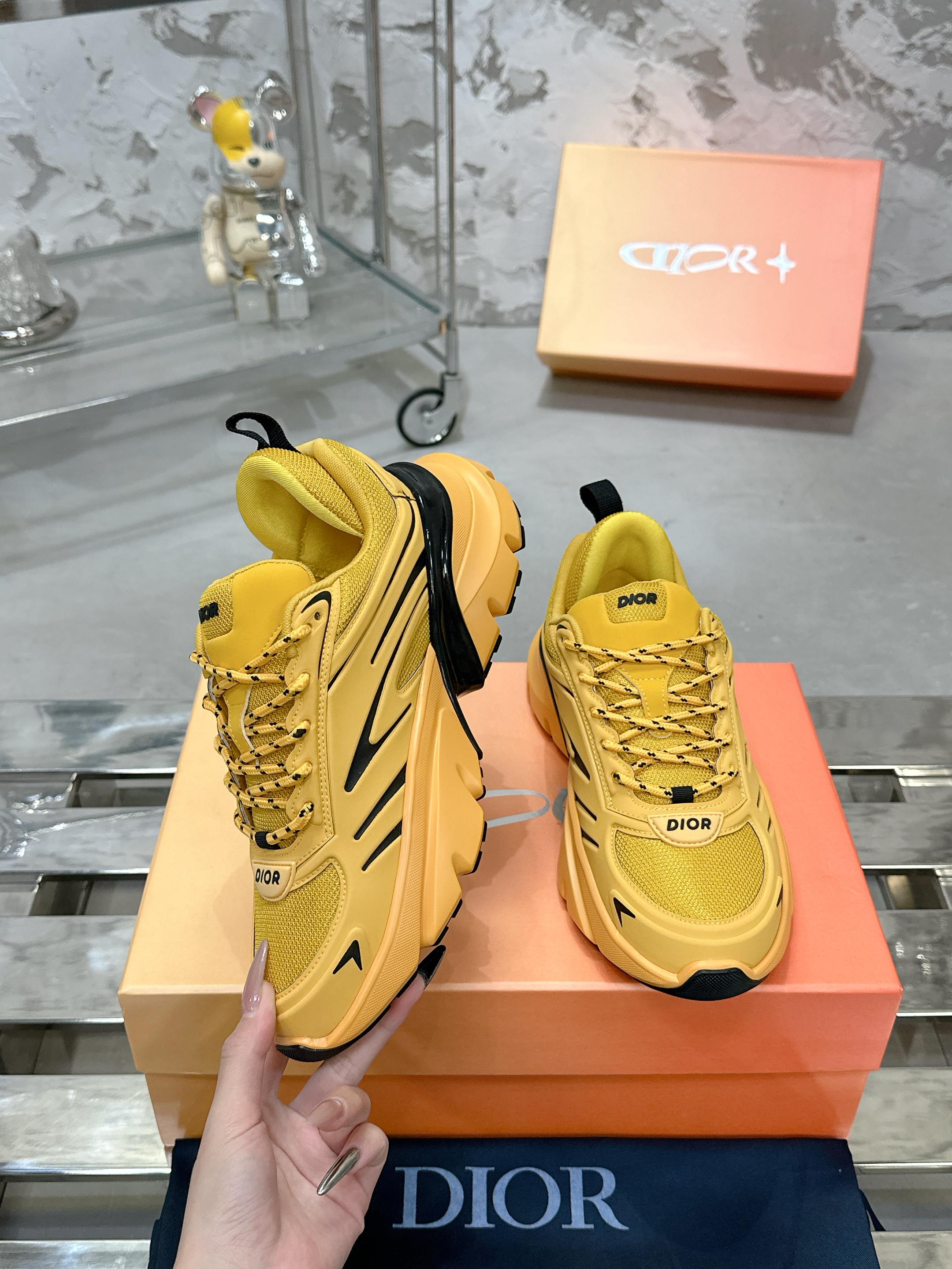 Dior B44 Bladeシリーズ カップル向け 厚底スポーツシューズ