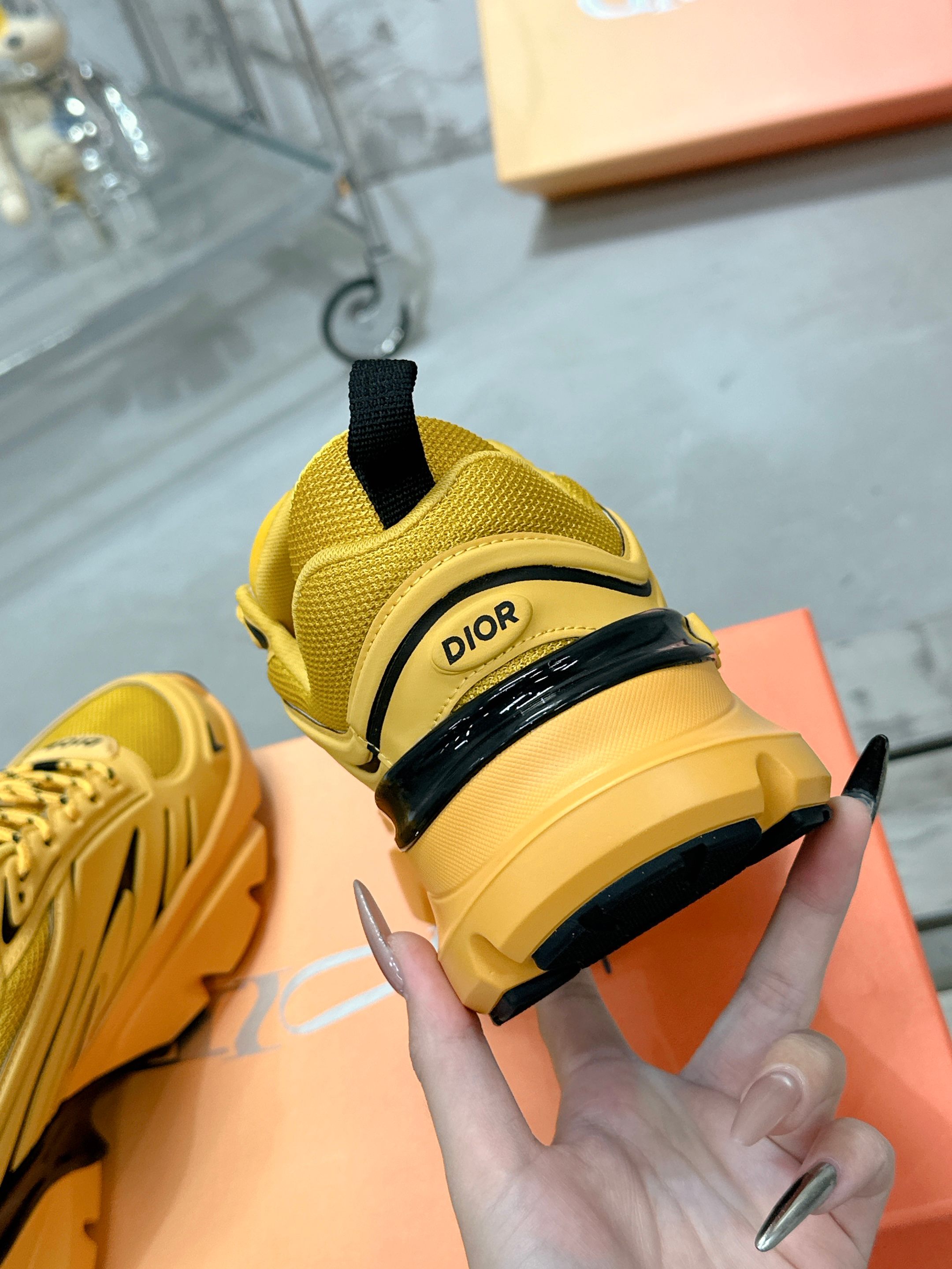 Dior B44 Bladeシリーズ カップル向け 厚底スポーツシューズ