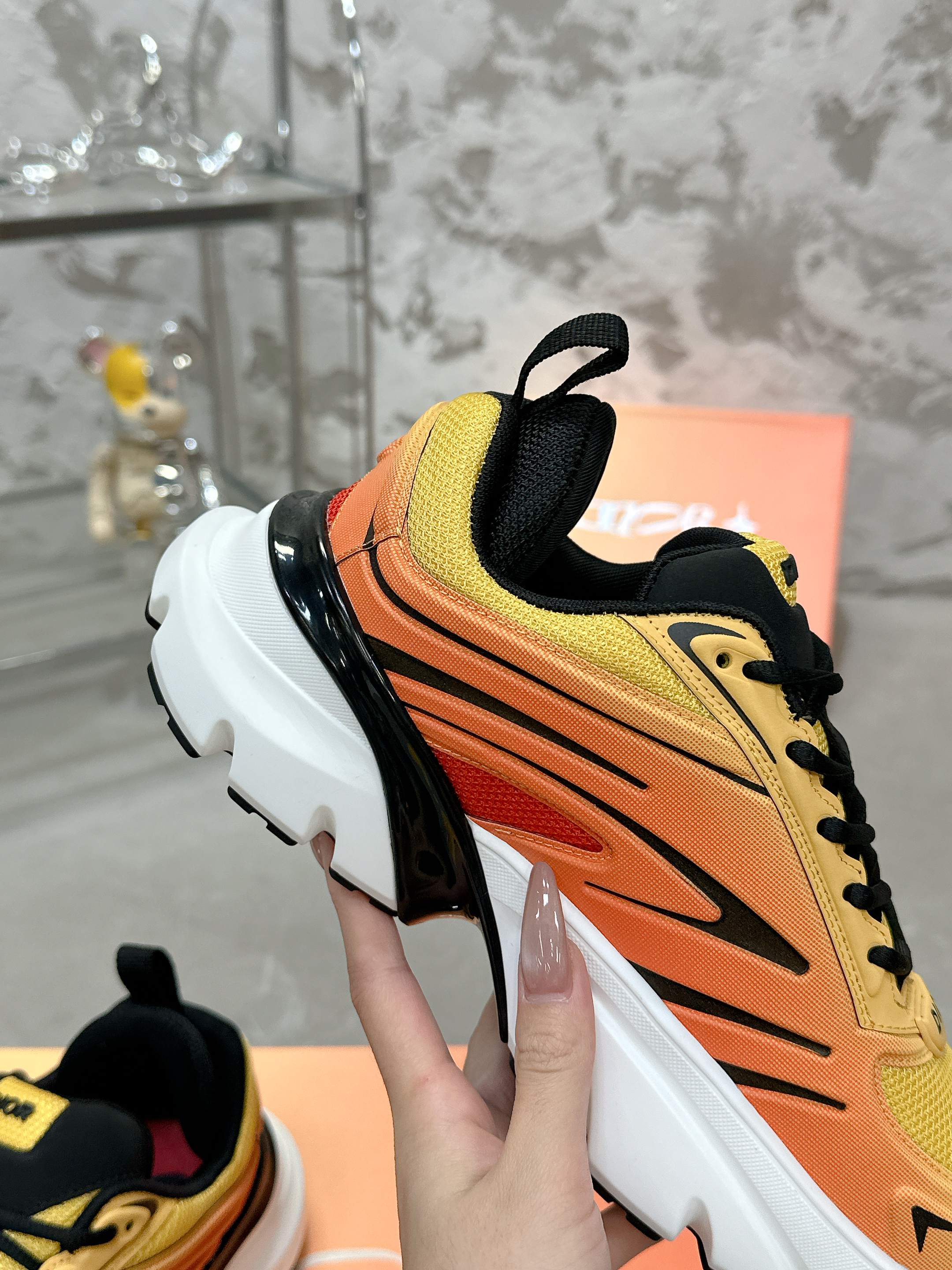 Dior B44 Bladeシリーズ カップル厚底スニーカー