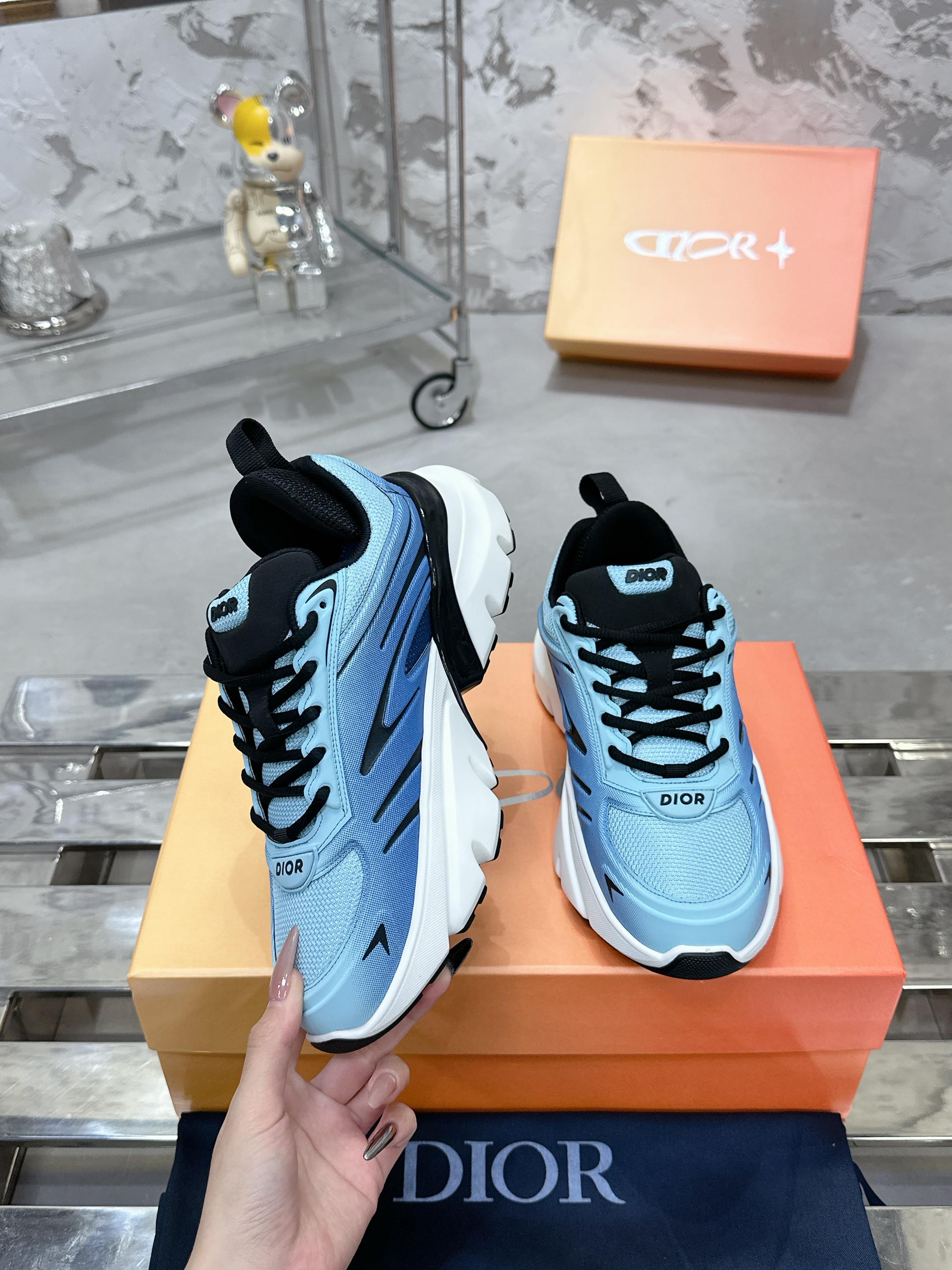 Dior B44 Bladeシリーズ カップル向け 厚底運動靴