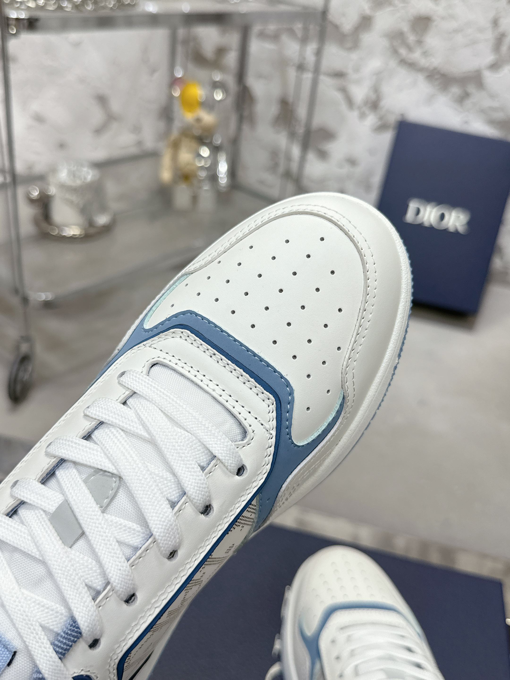 Dior B27シリーズ カップル用 老花石頭纹 スニーカー