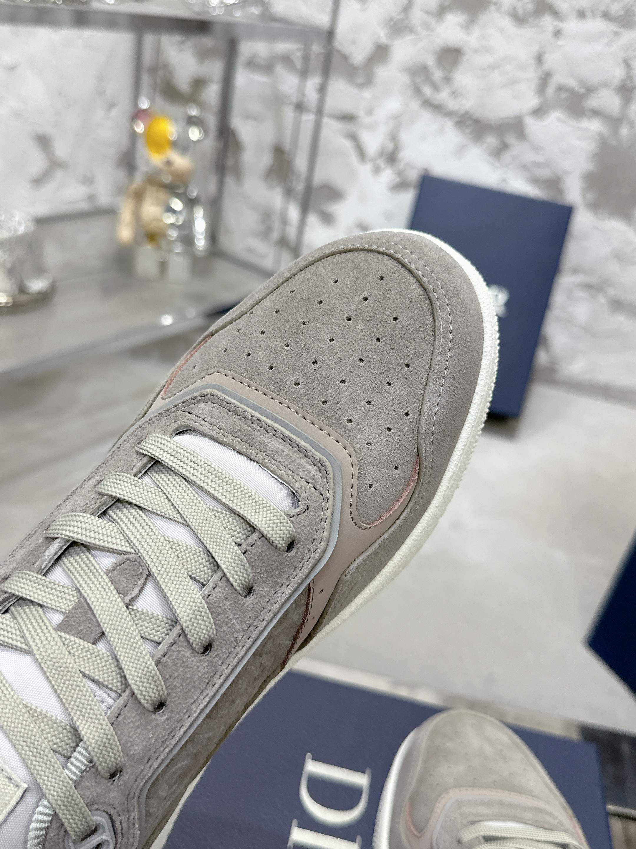 Dior B27シリーズ 情侣款 老花 石头纹 休闲 スニーカー