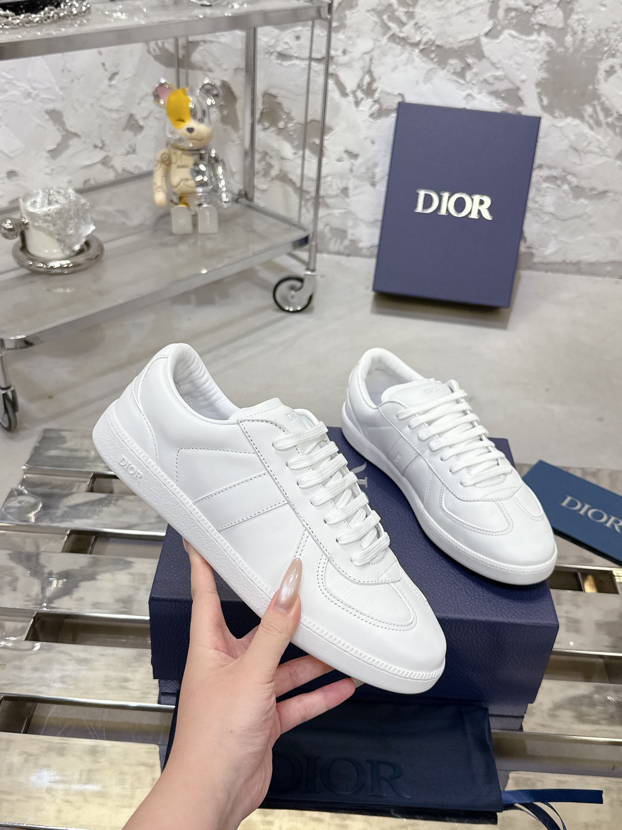 Dior B01 Matchpoint カップル用スニーカー - スタイリッシュなデザインと快適性