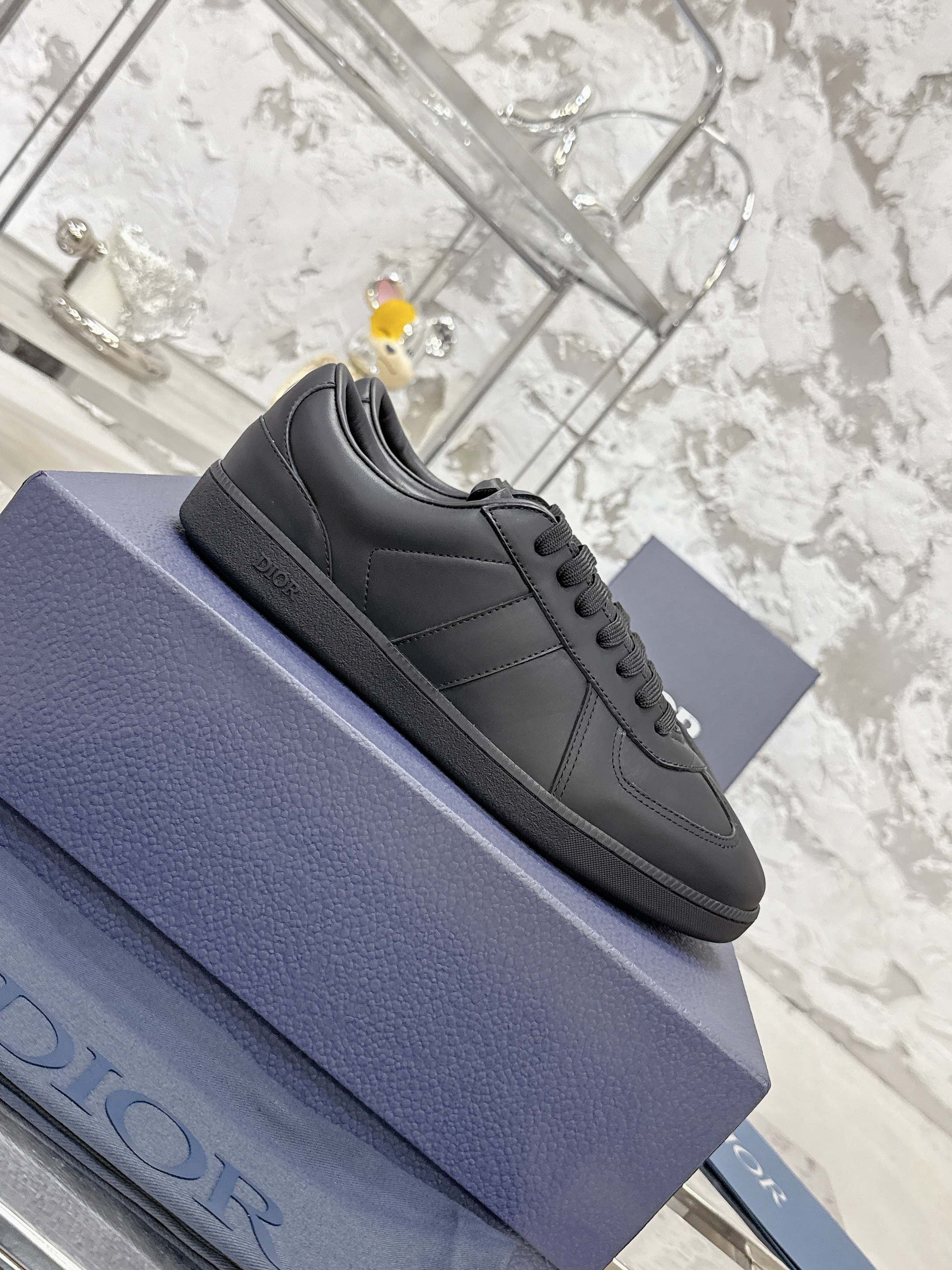 Dior Matchpoint カップル用デザイン スニーカー ブラック＆ホワイト