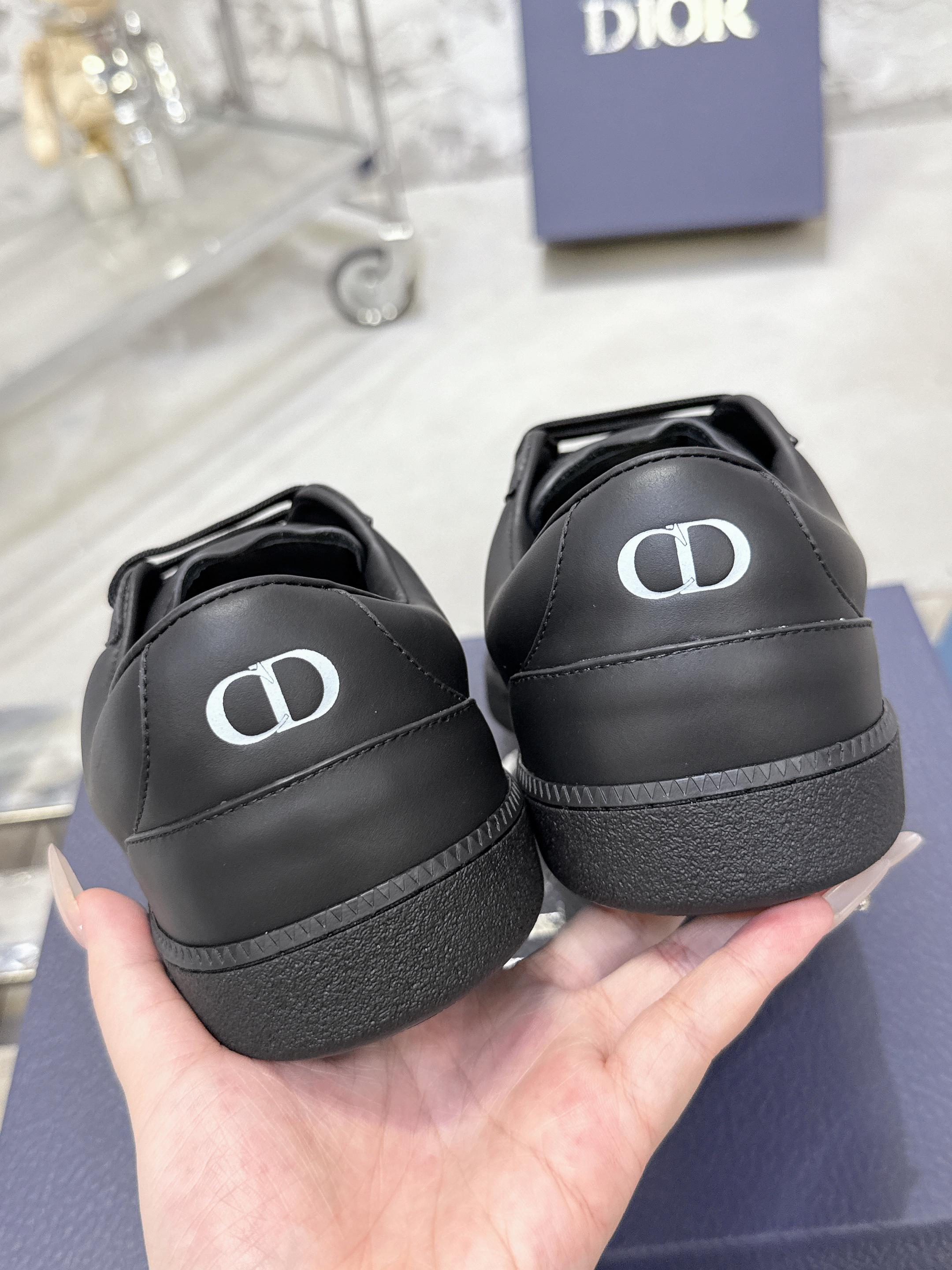 Dior Matchpoint カップル用デザイン スニーカー ブラック&ホワイト