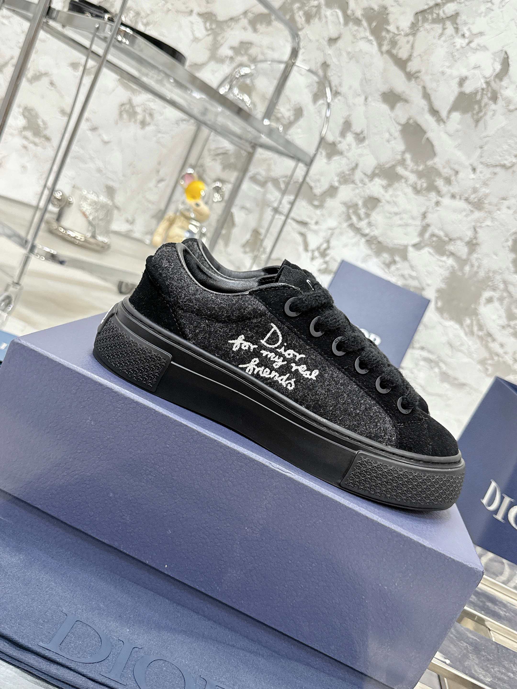 Dior B33シリーズ カップル用カジュアルスニーカー