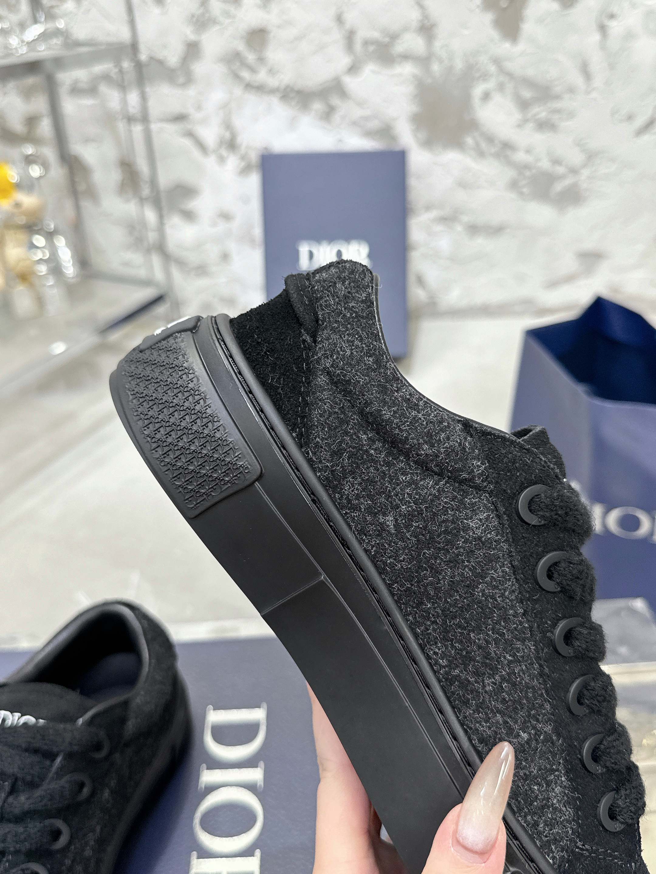 Dior B33シリーズ カップル用カジュアルスニーカー