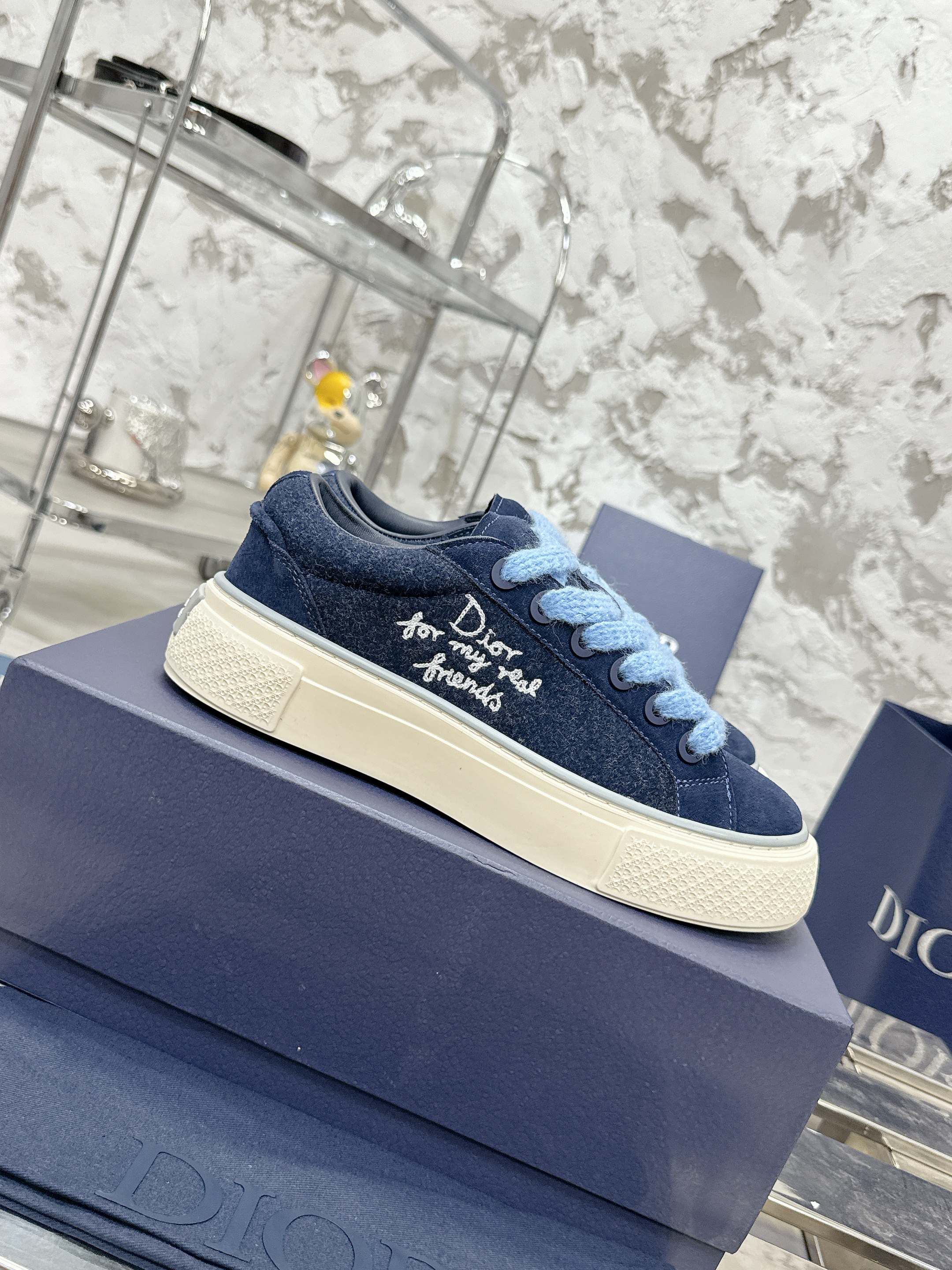 Dior B33シリーズ カップル用カジュアルスニーカー