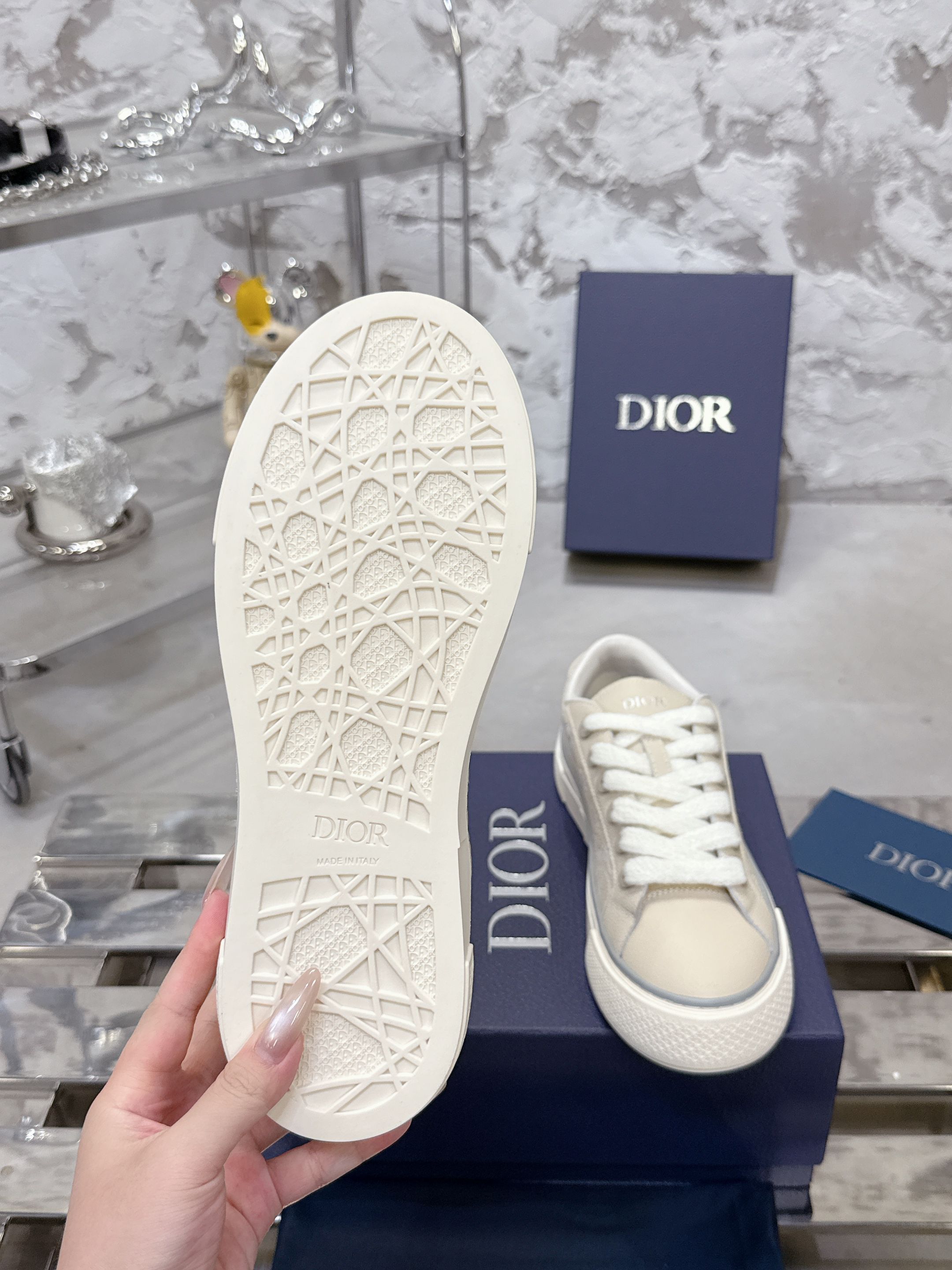 Dior B33シリーズ カップル用カジュアルスニーカー
