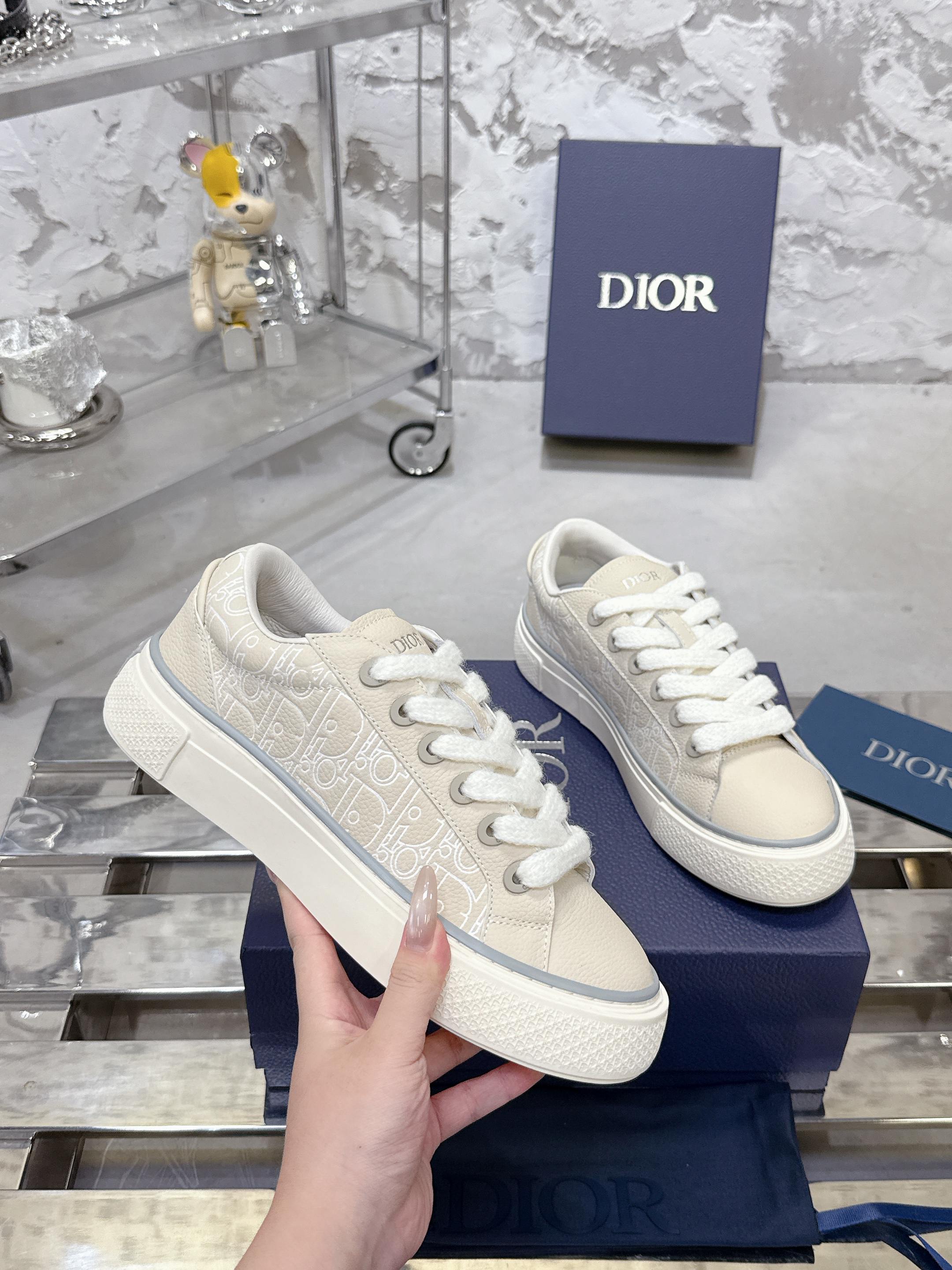 Dior B33シリーズ カップル用カジュアルスニーカー
