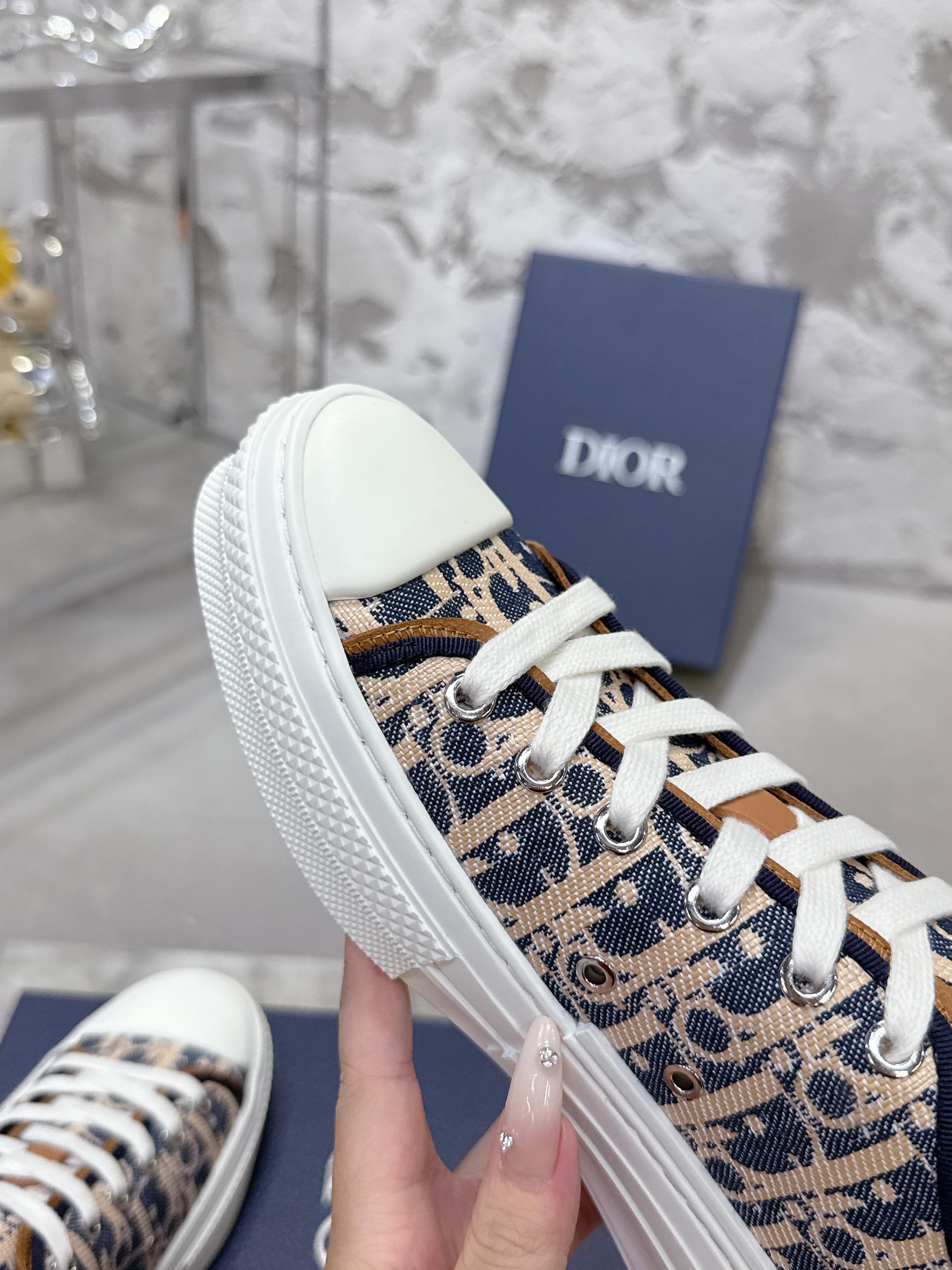 Dior B23 クラシック カップル スニーカー 高帮・低帮