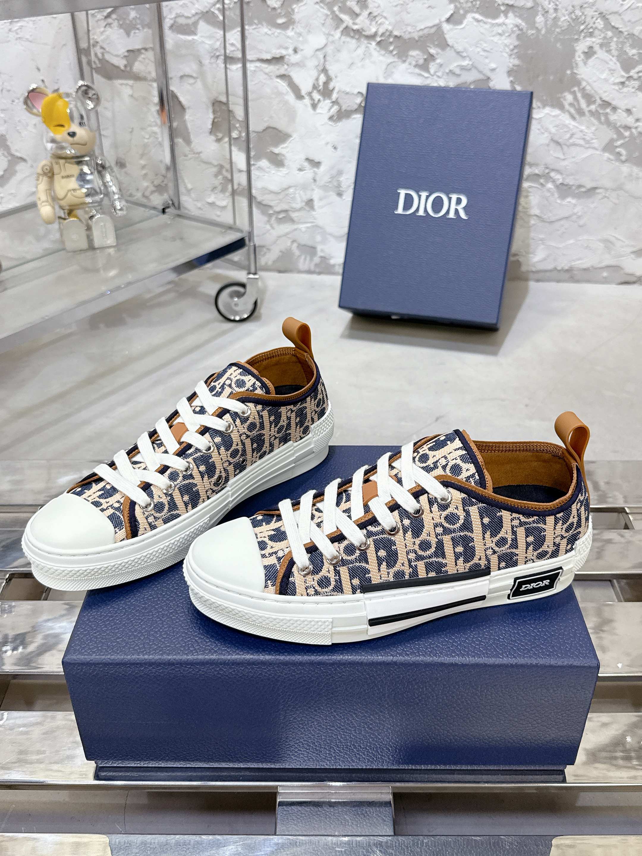 Dior B23 クラシック カップル スニーカー 高帮・低帮