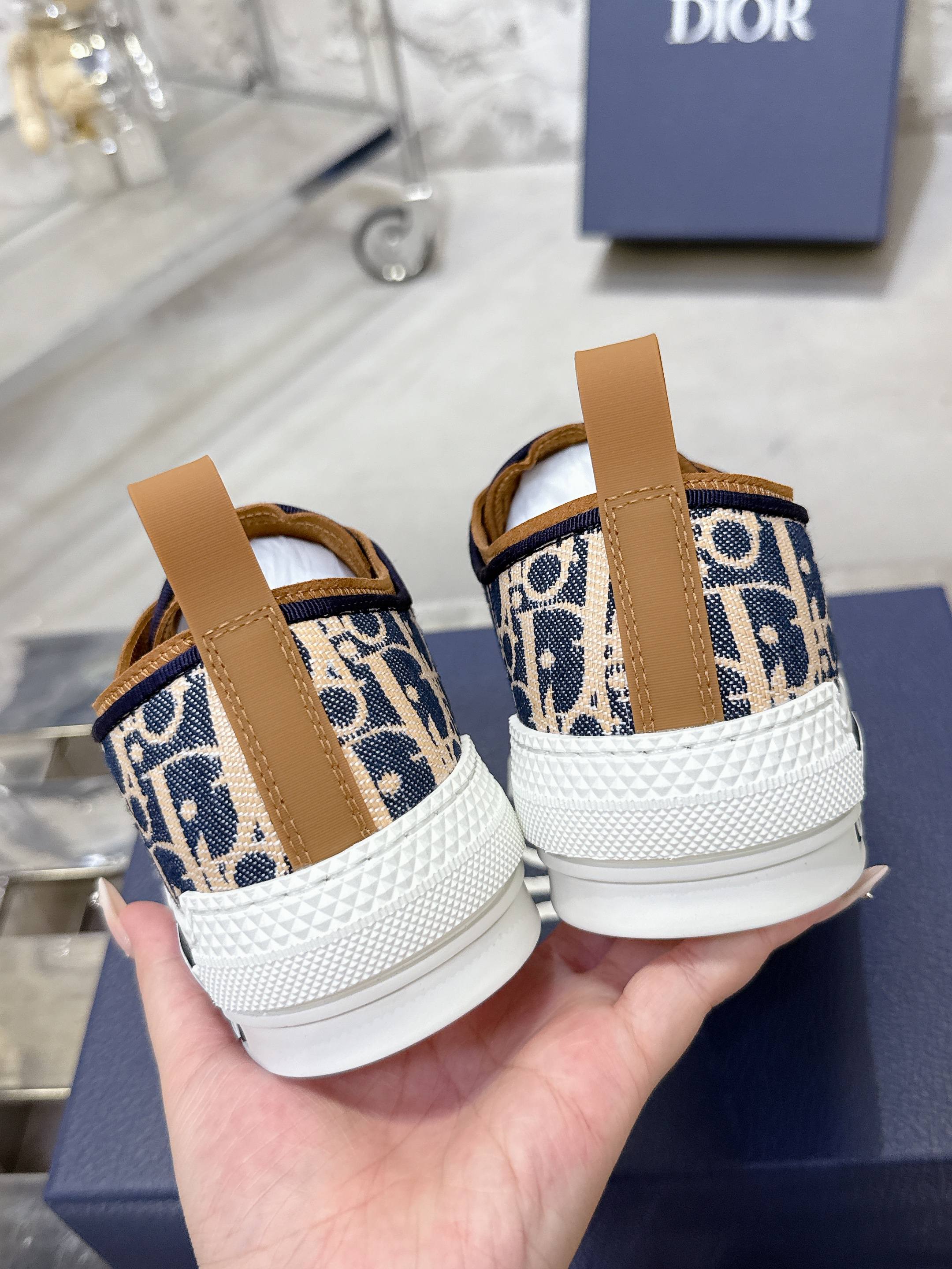 Dior B23 クラシック カップル スニーカー 高帮・低帮