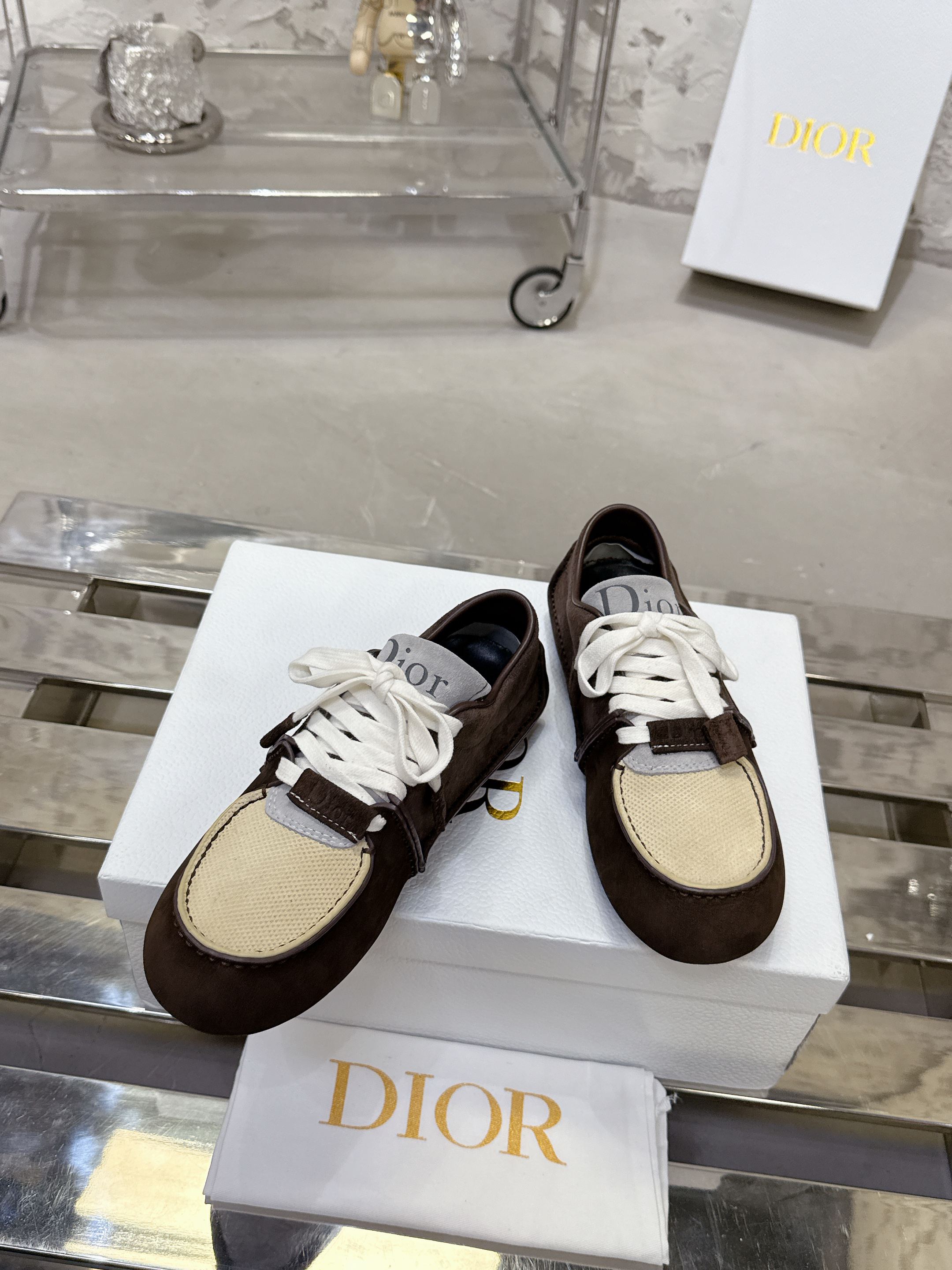 Dior Roadie 走秀シリーズ 手工 休闲运动鞋