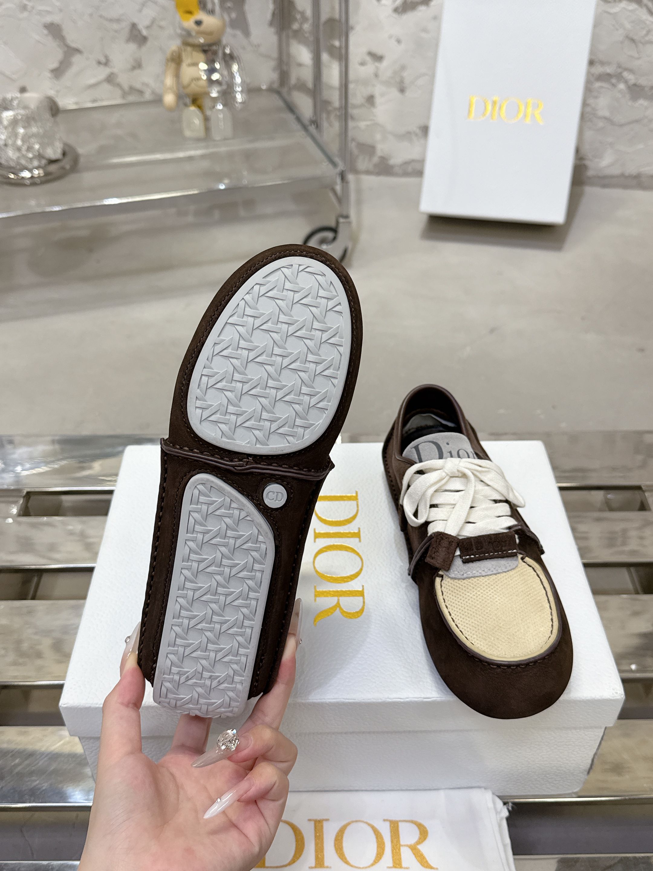 Dior Roadie 走秀シリーズ 手工 休闲运动鞋