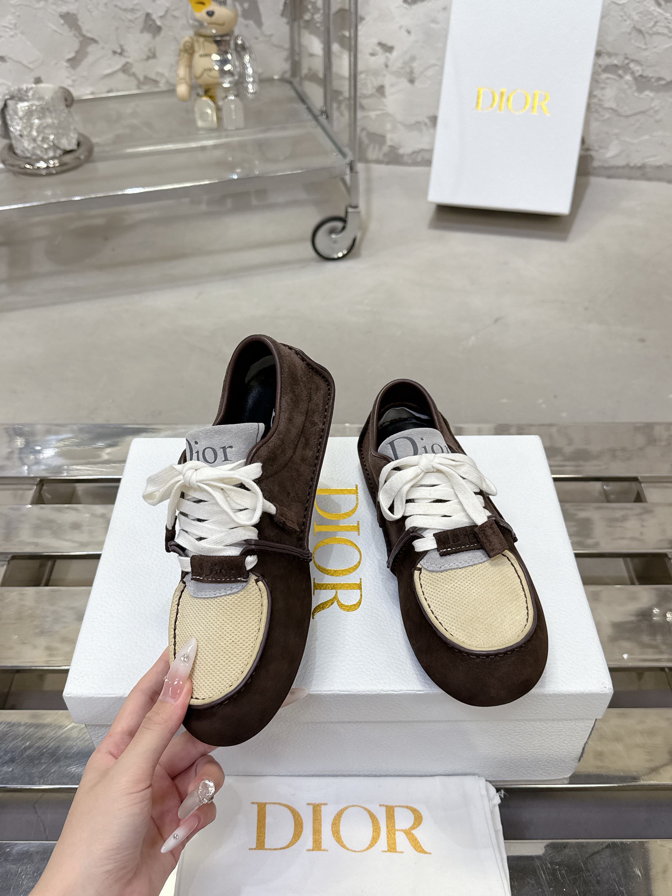 Dior Roadie 走秀シリーズ 手工 休闲运动鞋