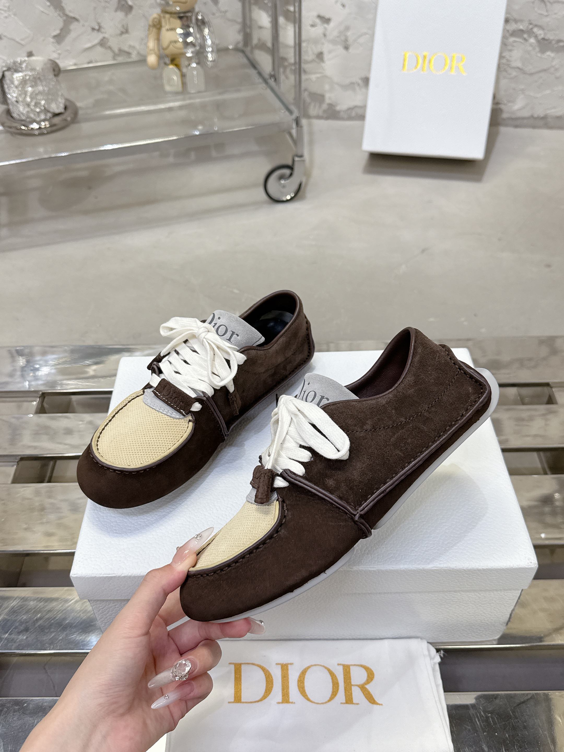 Dior Roadie 走秀シリーズ 手工 休闲运动鞋