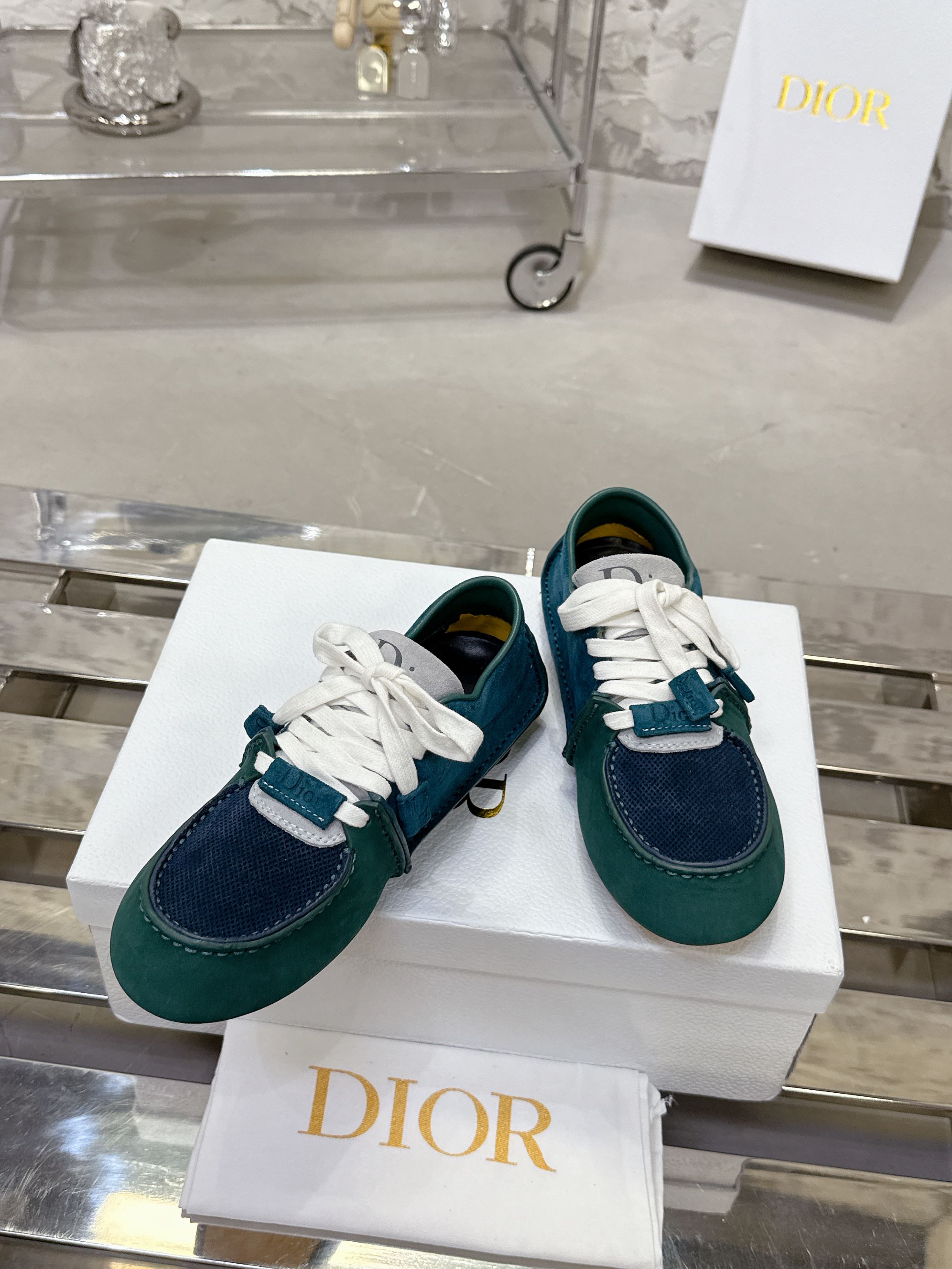 Dior Roadie シリーズ 手工休闲運動鞋