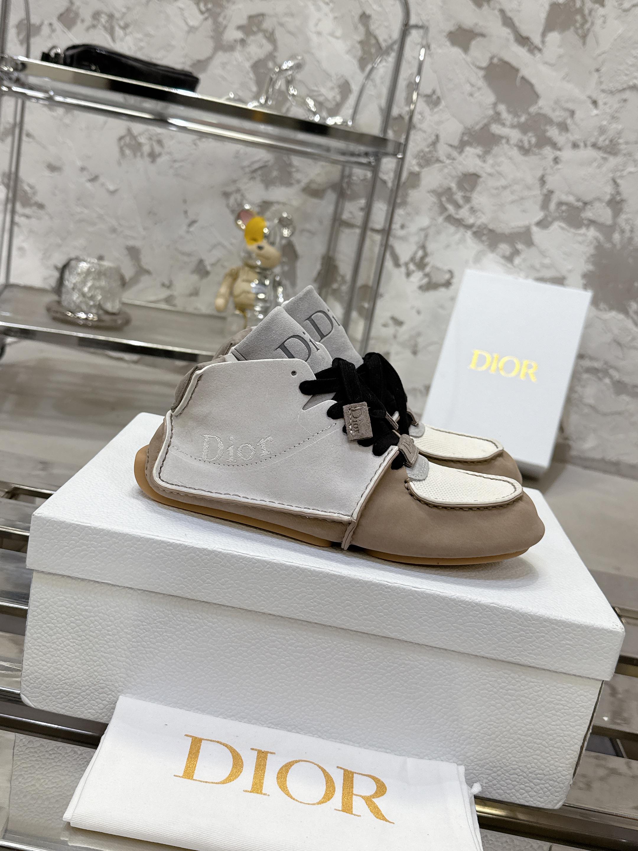 Dior Roadie カップル向け手作りスニーカー - ラグジュアリーなデザイン