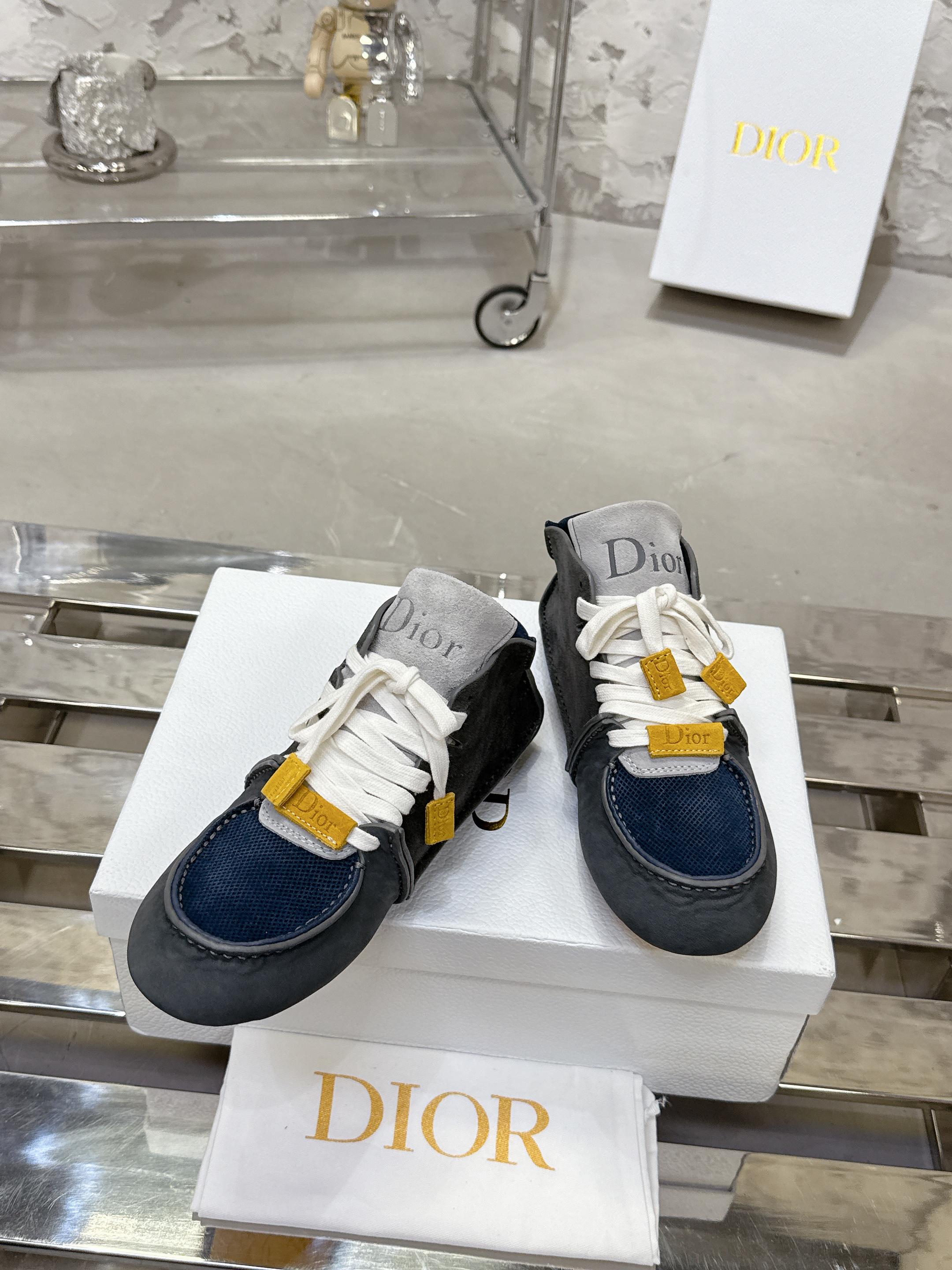 Dior Roadieシリーズ 手作りカジュアルスニーカー